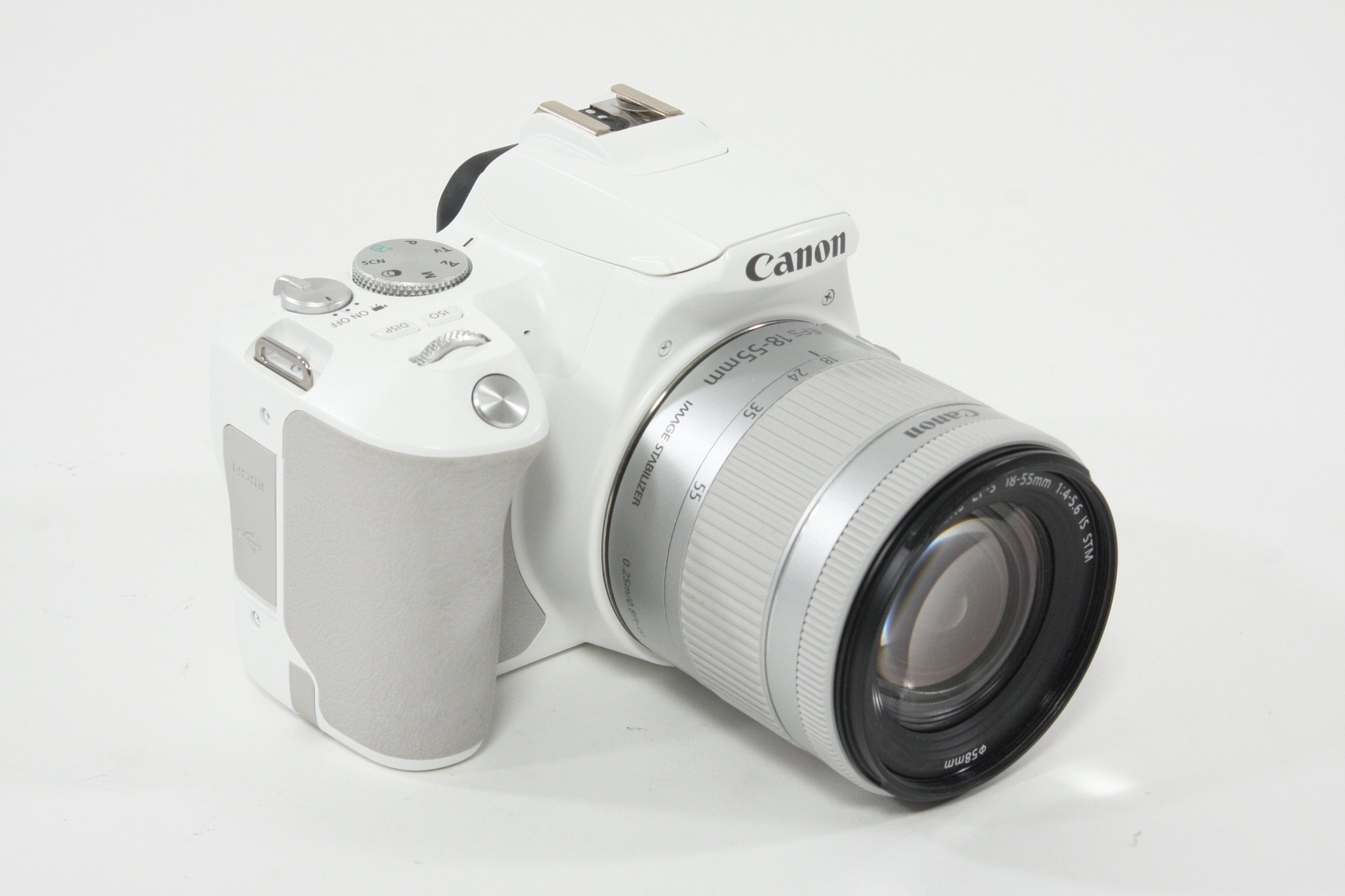 Canon EOS Rebel SL3 w/18-55mm F4-5.6 IS STM (White) Shutter Count 5000