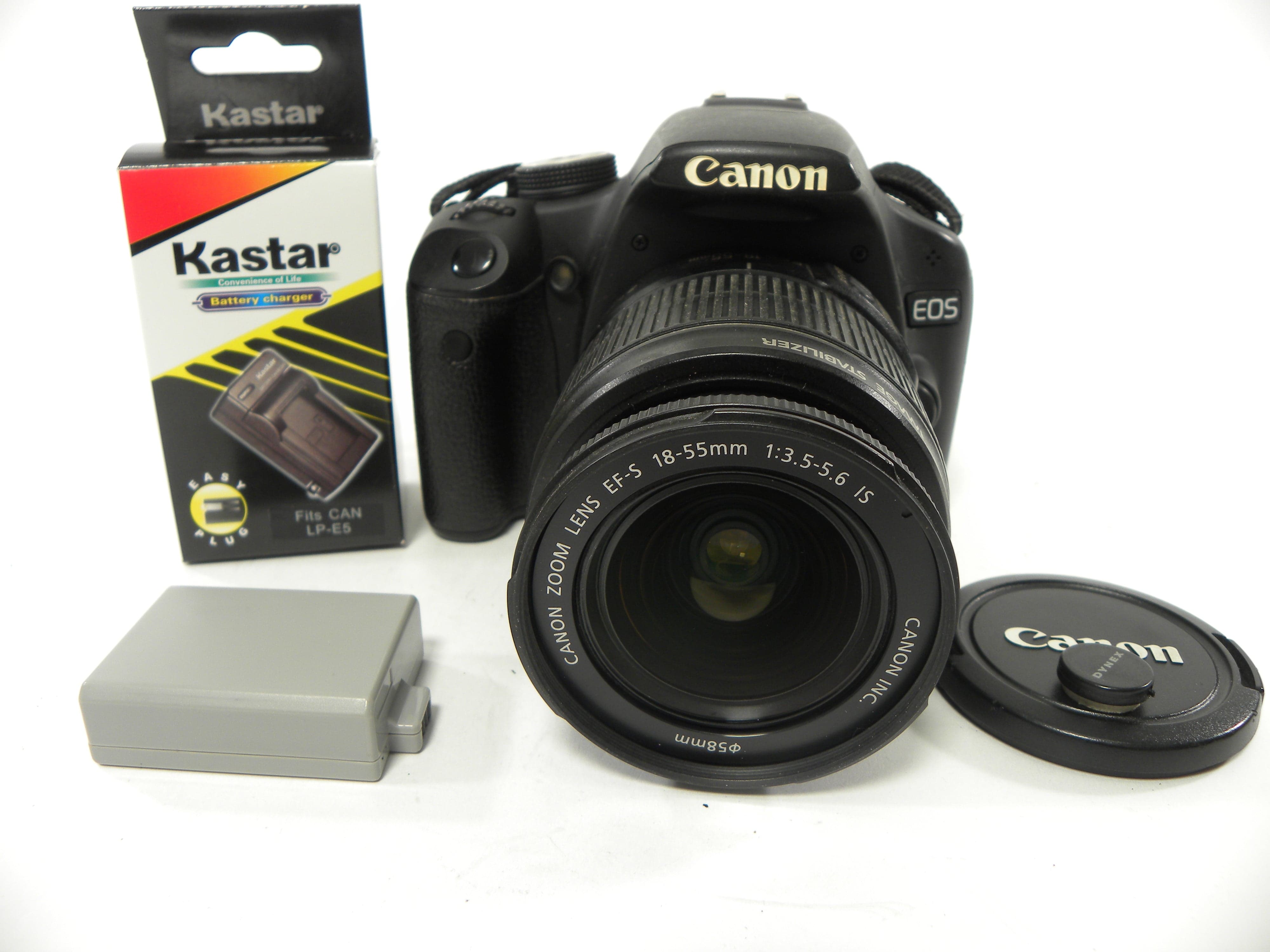 Canon EOS Rebel T1i 15.1mp Digital SLR w/EF-S 18-55 IS Shutter Ct. 7,432