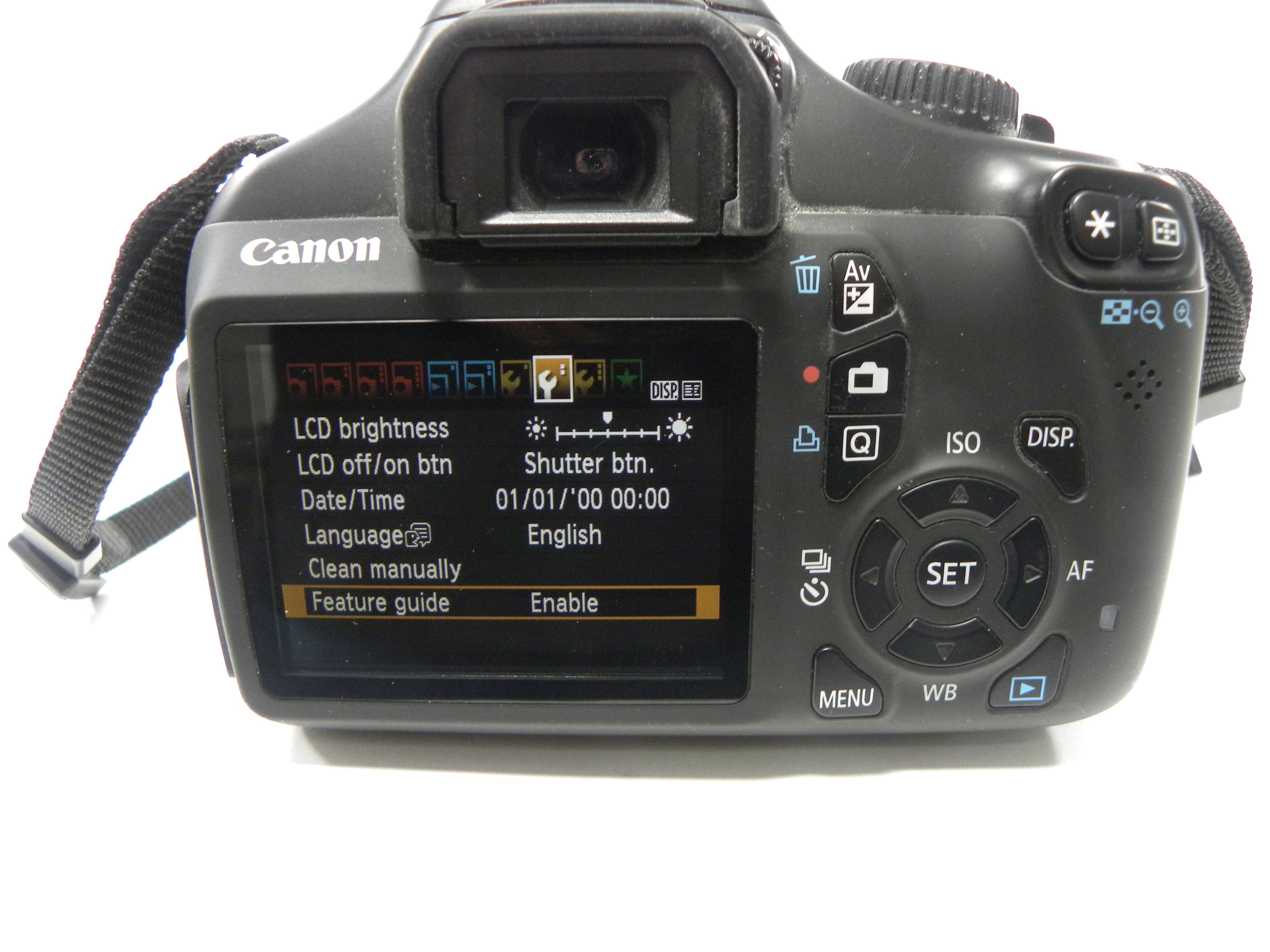 Canon EOS Rebel T3 18mp Digital SLR w/EF-S 18-55 IS Shutter Ct. 552