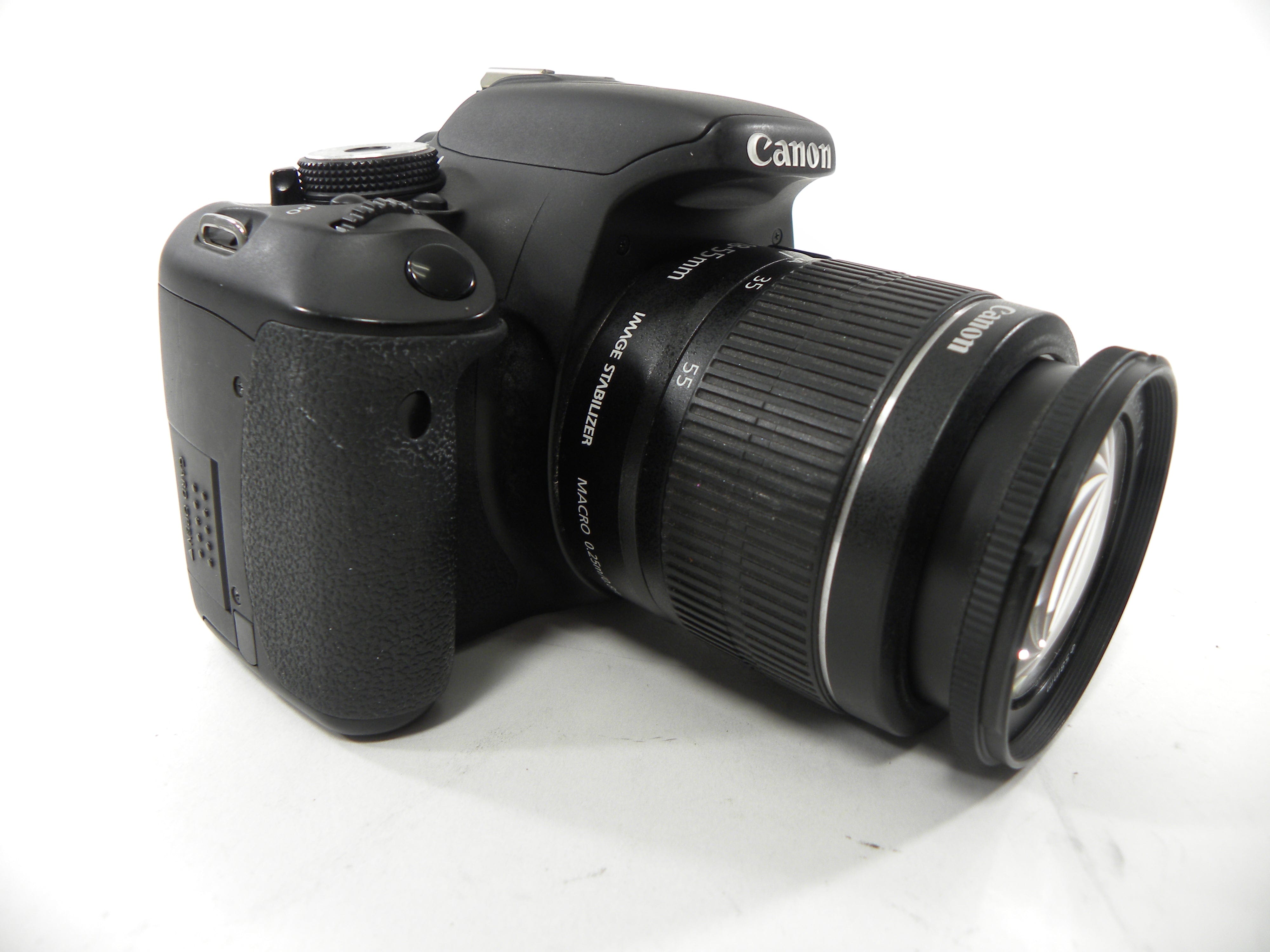Canon EOS Rebel T3i 18mp Digital SLR w/EF-S 18-55 IS II Shutter Ct. 75,619
