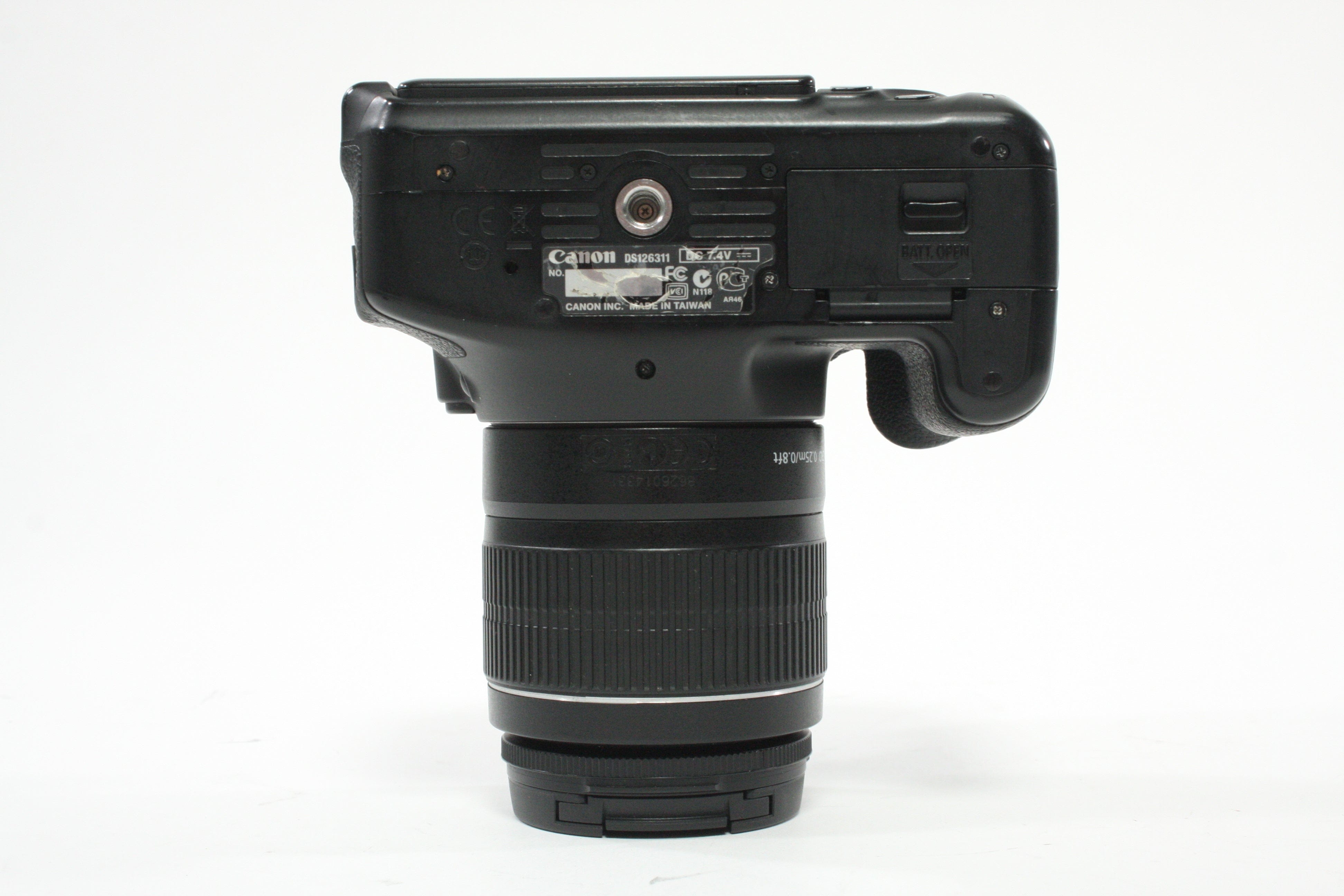 Canon  EOS Rebel T3i DSLR Camera with 18-55mm f/3.5-5.6 IS II EF Lens with a Shutter Count of 35,026