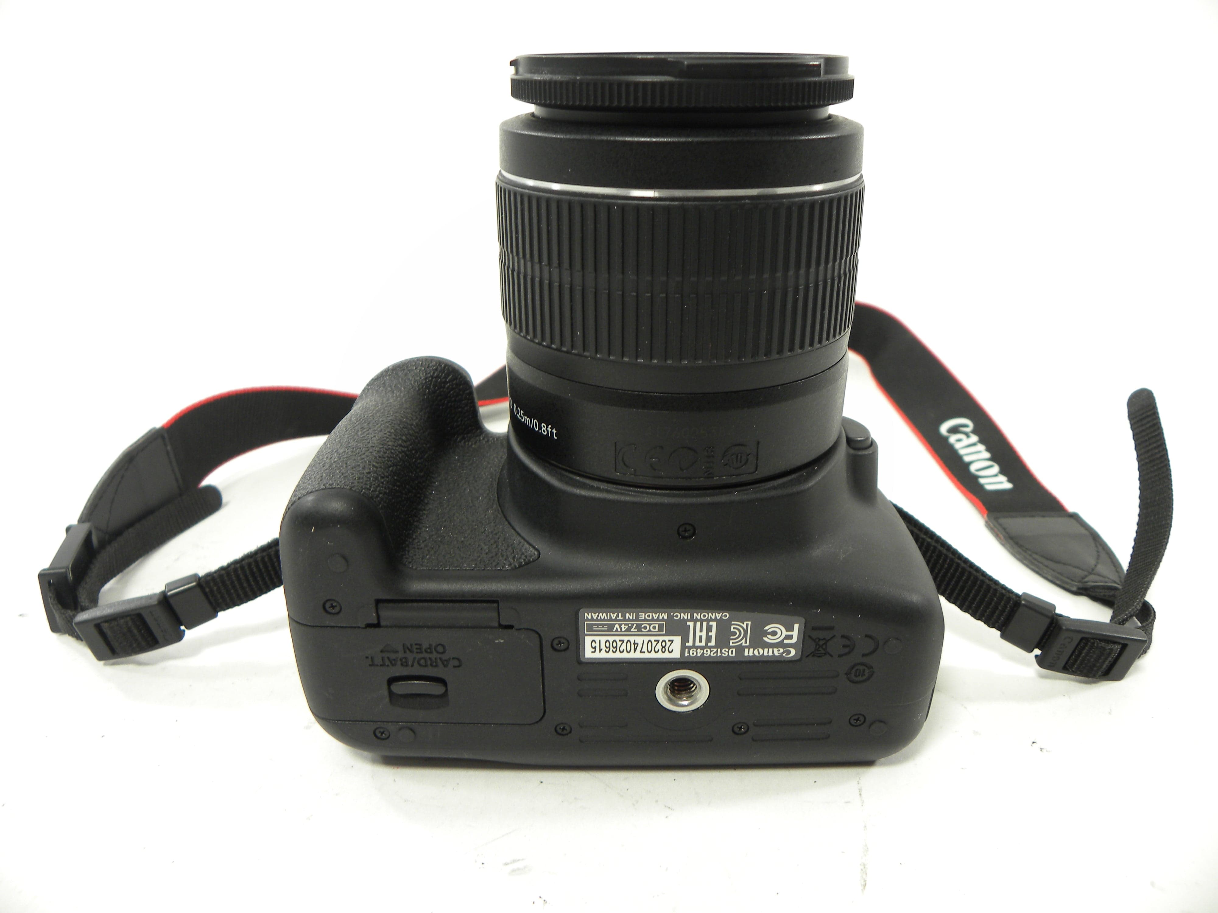 Canon EOS Rebel T5 18mp Digital SLR w/ EF-S 18-55 IS II Shutter Ct. 6,427