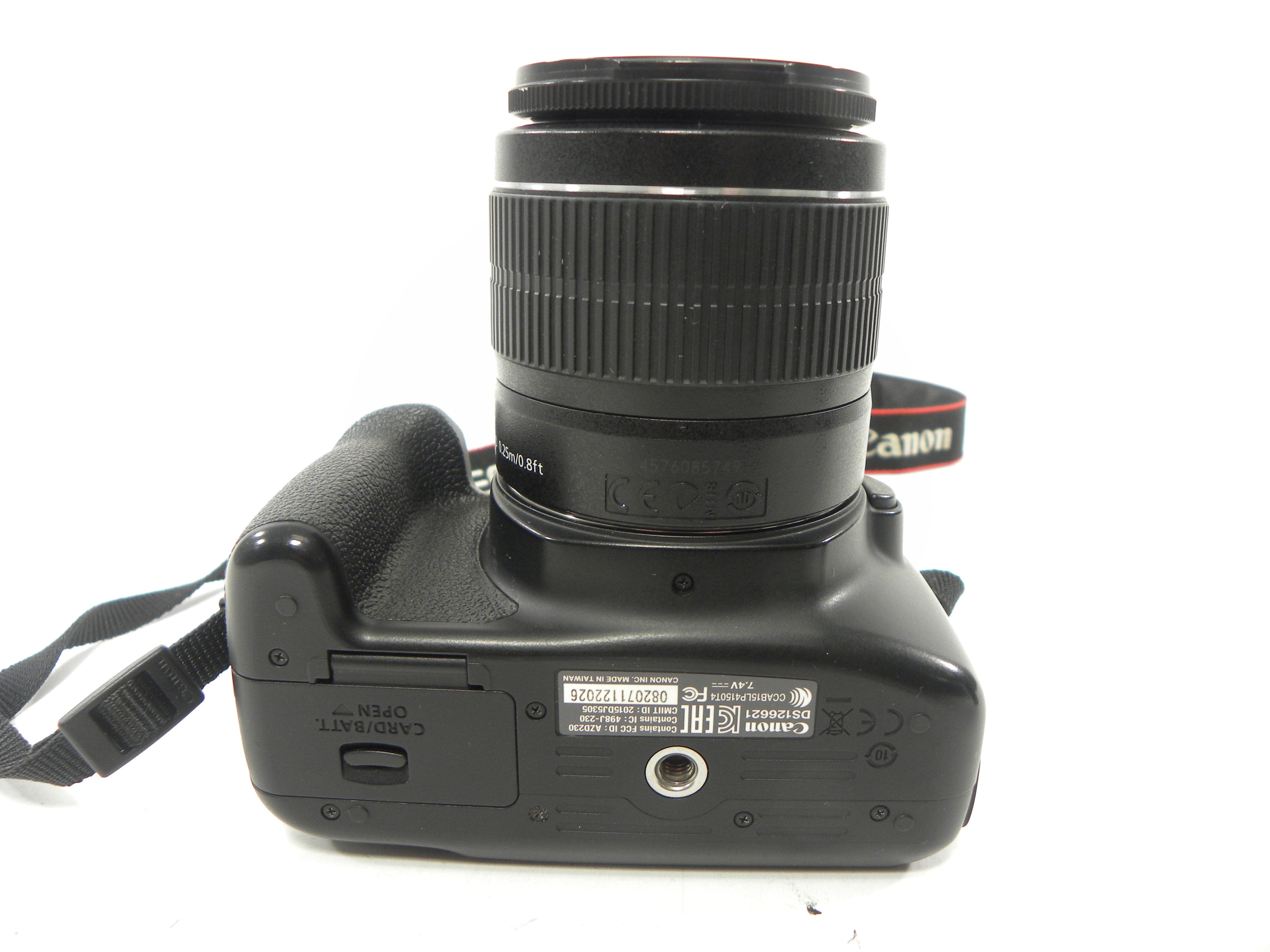 Canon EOS Rebel T6 24.2mp Digital SLR w/EF-S 18-55 IS II Shutter Ct. 19,897