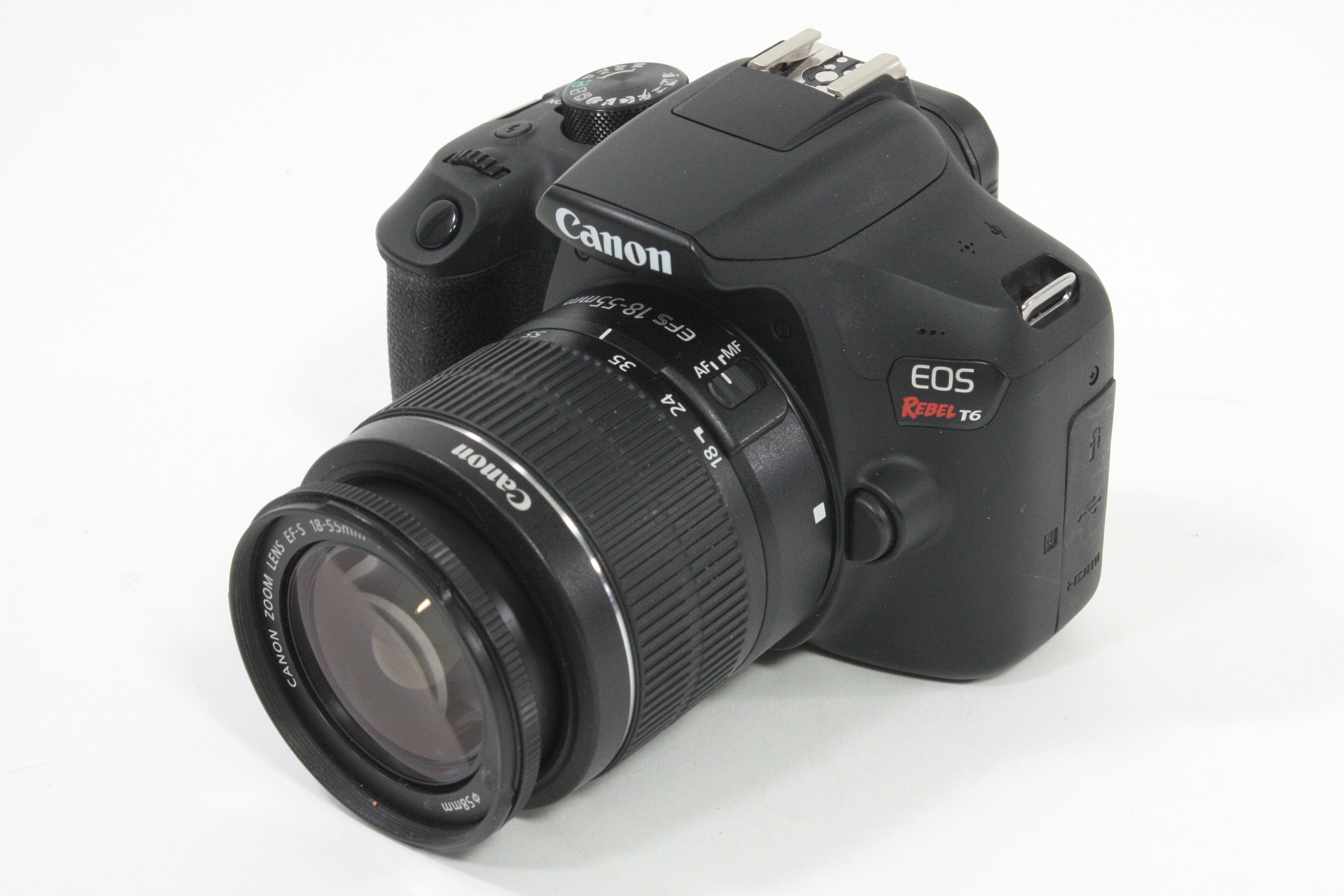 Canon EOS Rebel T6 with 18-55mm f/3.5-5.6 III EF-S  - Shutter Count 1821
