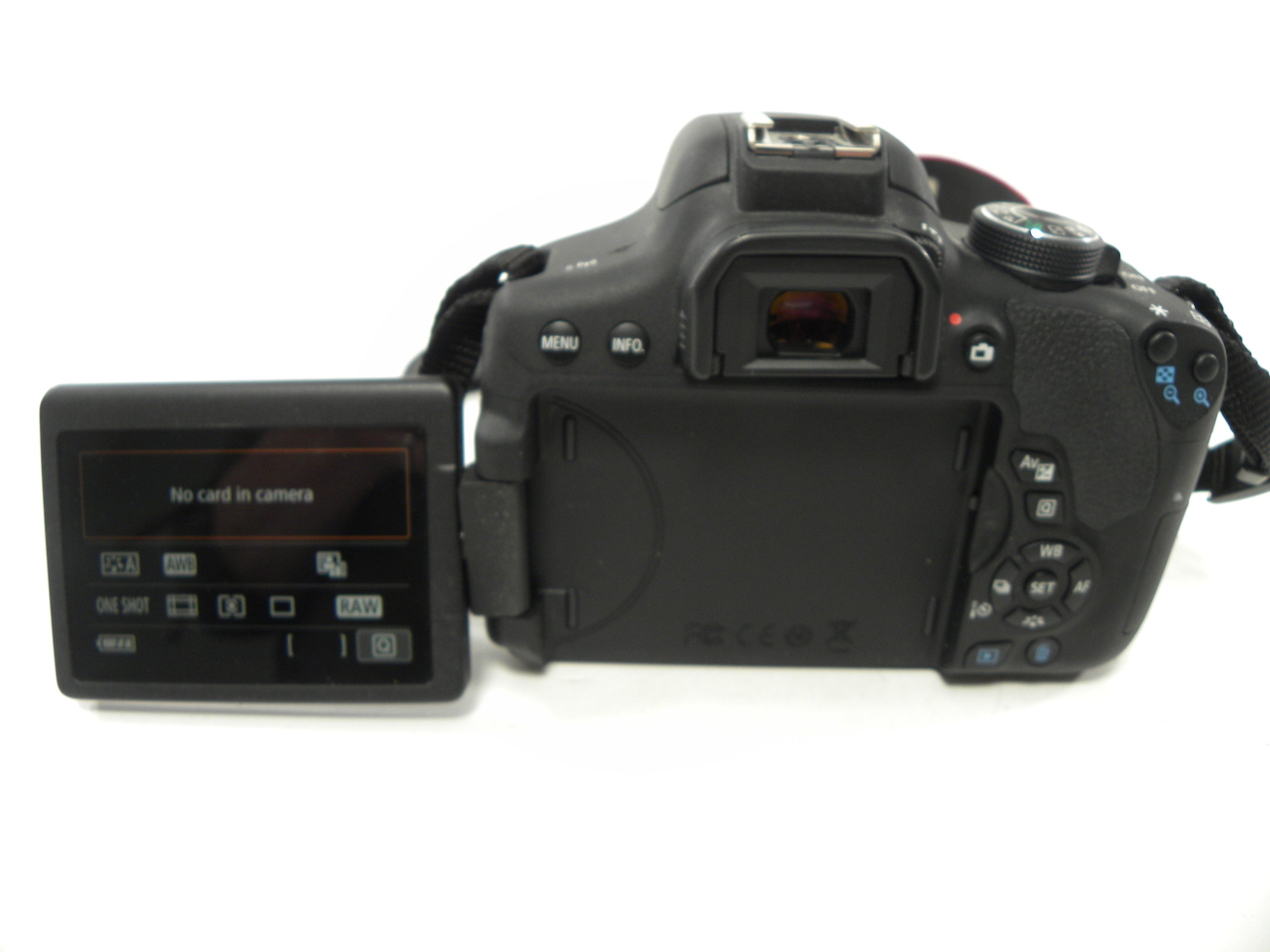 Canon EOS Rebel T6i 24.2mp Digital SLR w/EF-S 18-55 IS STM Shutter Ct. 2,589