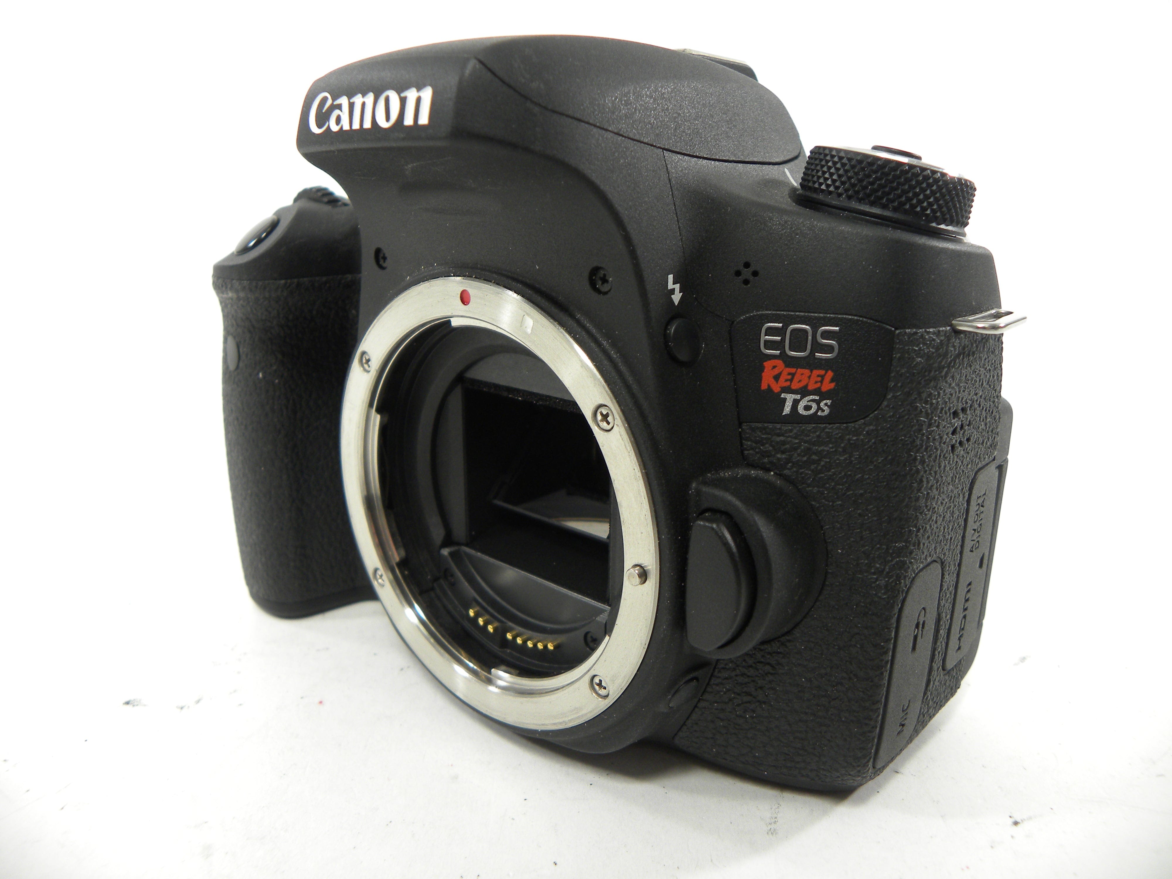 Canon EOS Rebel T6s 24.2mp Digital SLR body Only Shutter Ct. 31,507