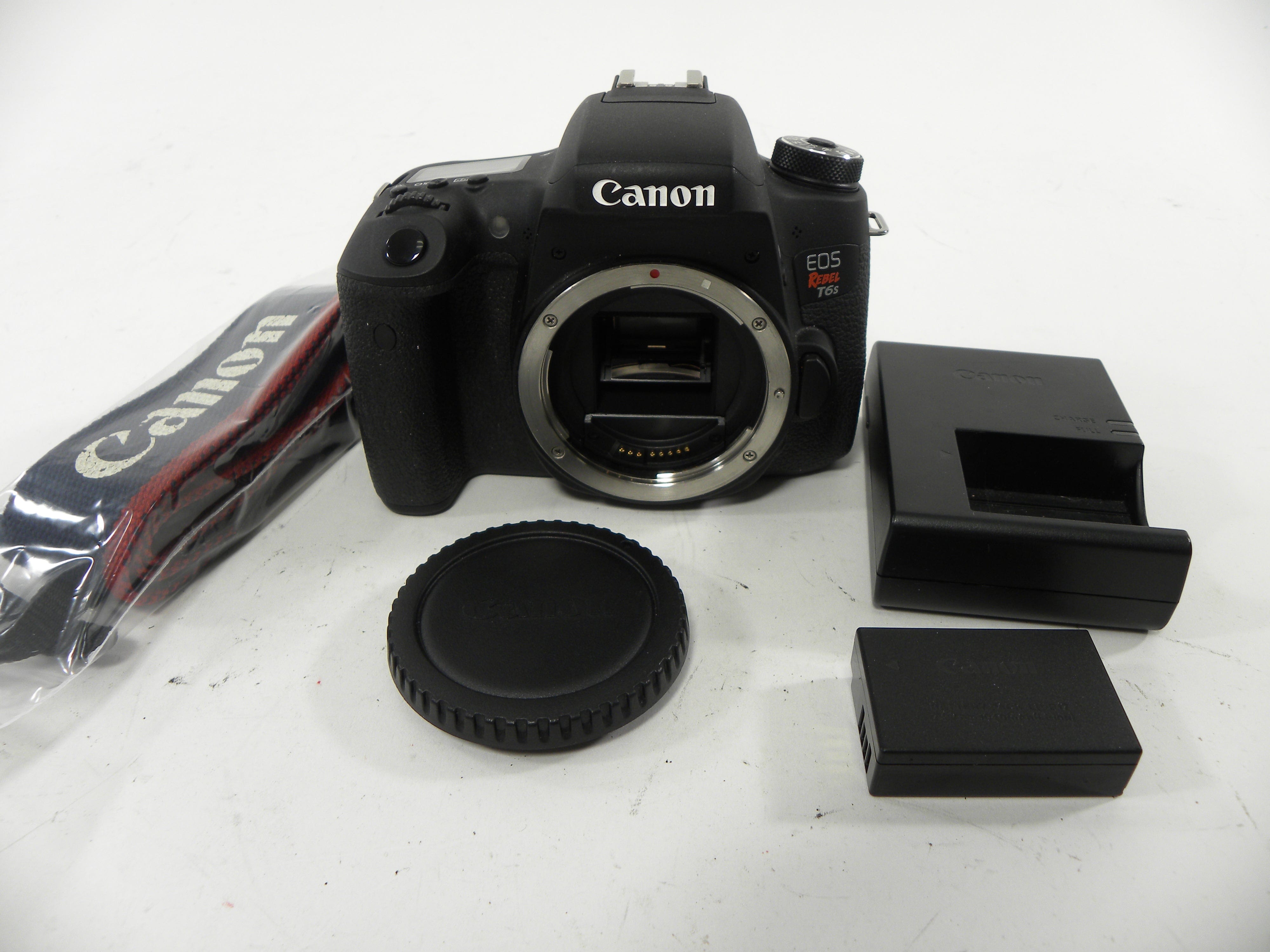 Canon EOS Rebel T6s 24.2mp Digital SLR body Only Shutter Ct. 31,507
