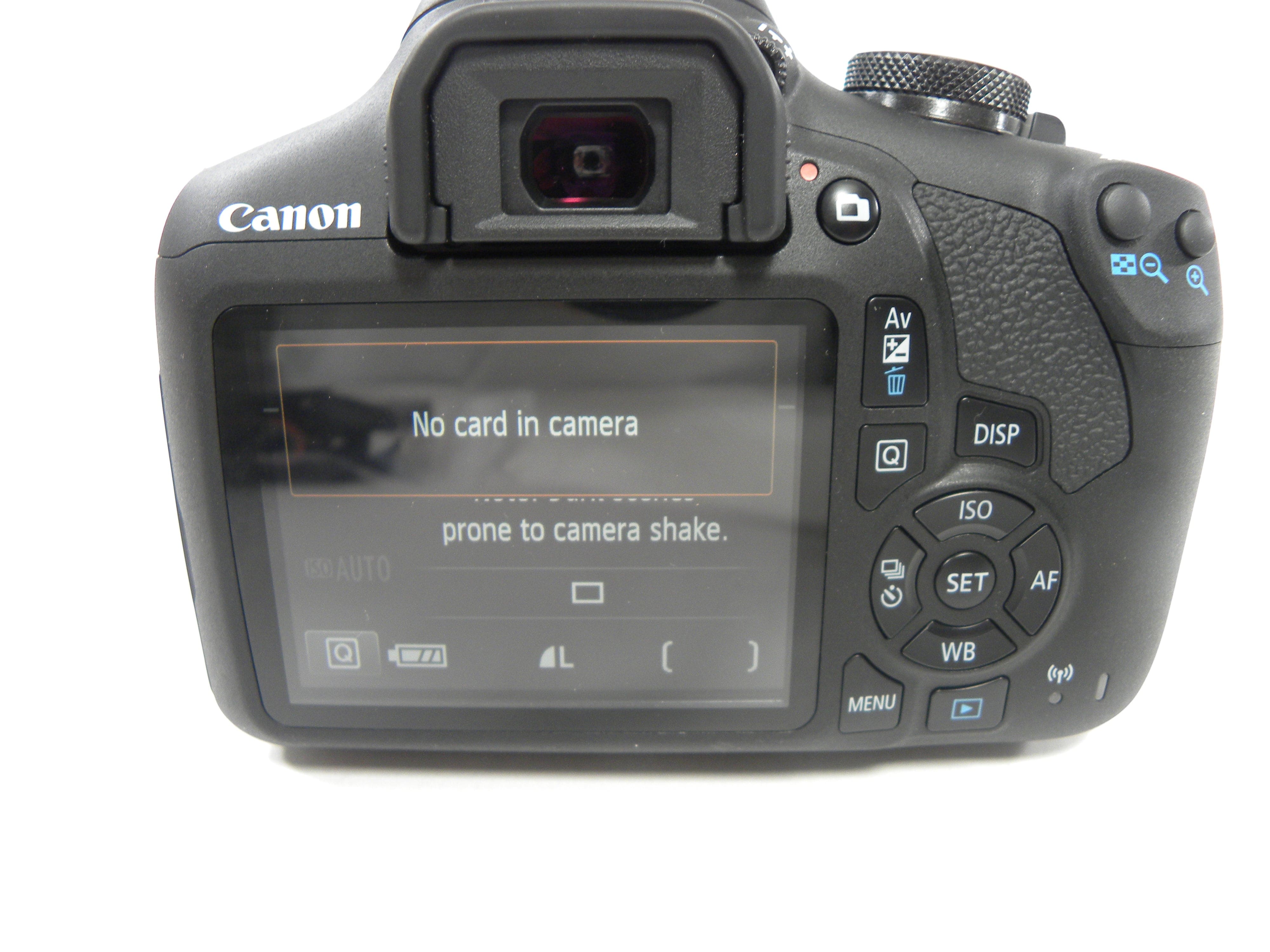 Canon EOS Rebel T7 24.1mp Digital SLR w/EF-S 18-55 Shutter Ct. 76