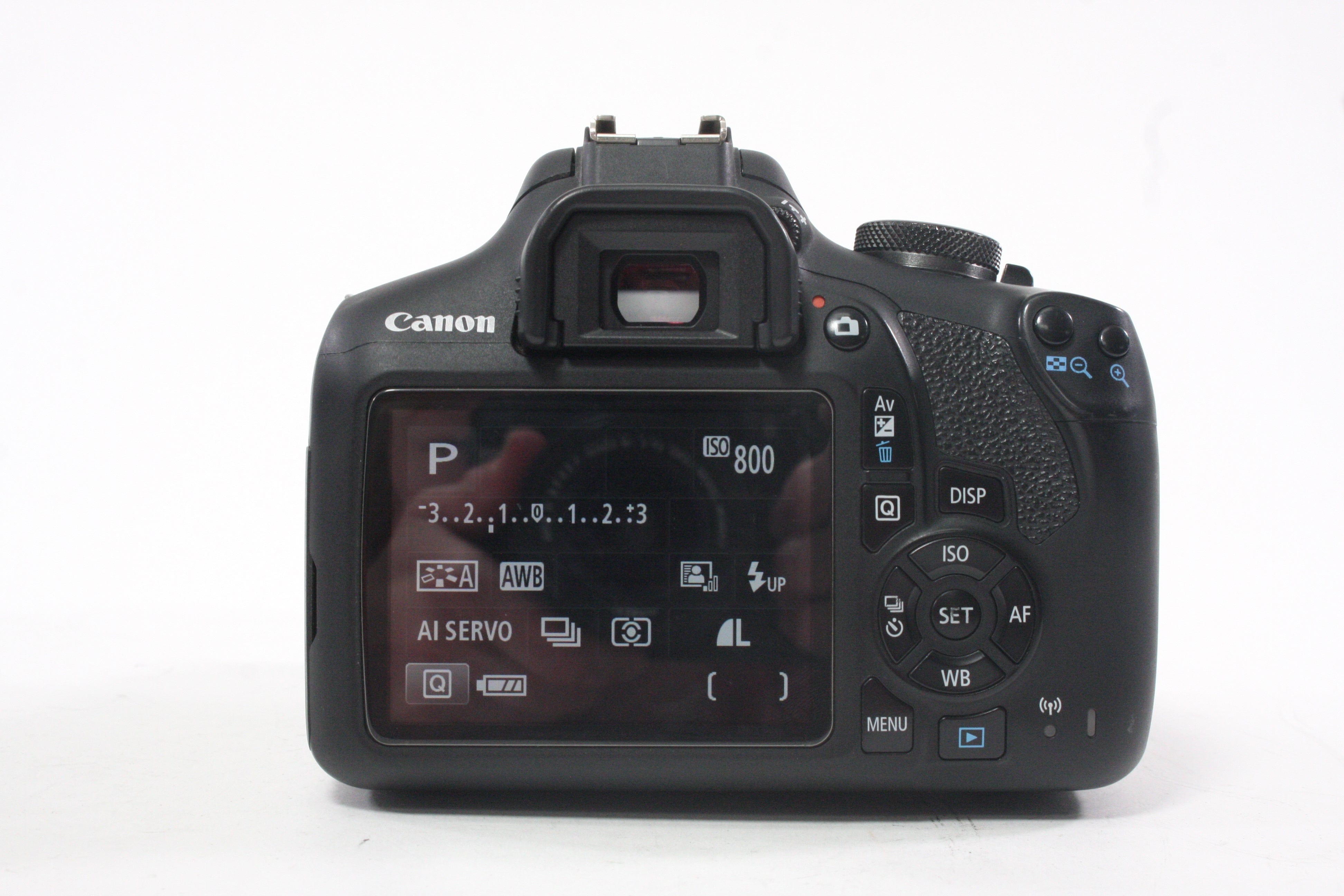 Canon EOS Rebel T7 with 18-55 f/3.5-56 IS II Lens with Shutter Count 63,823