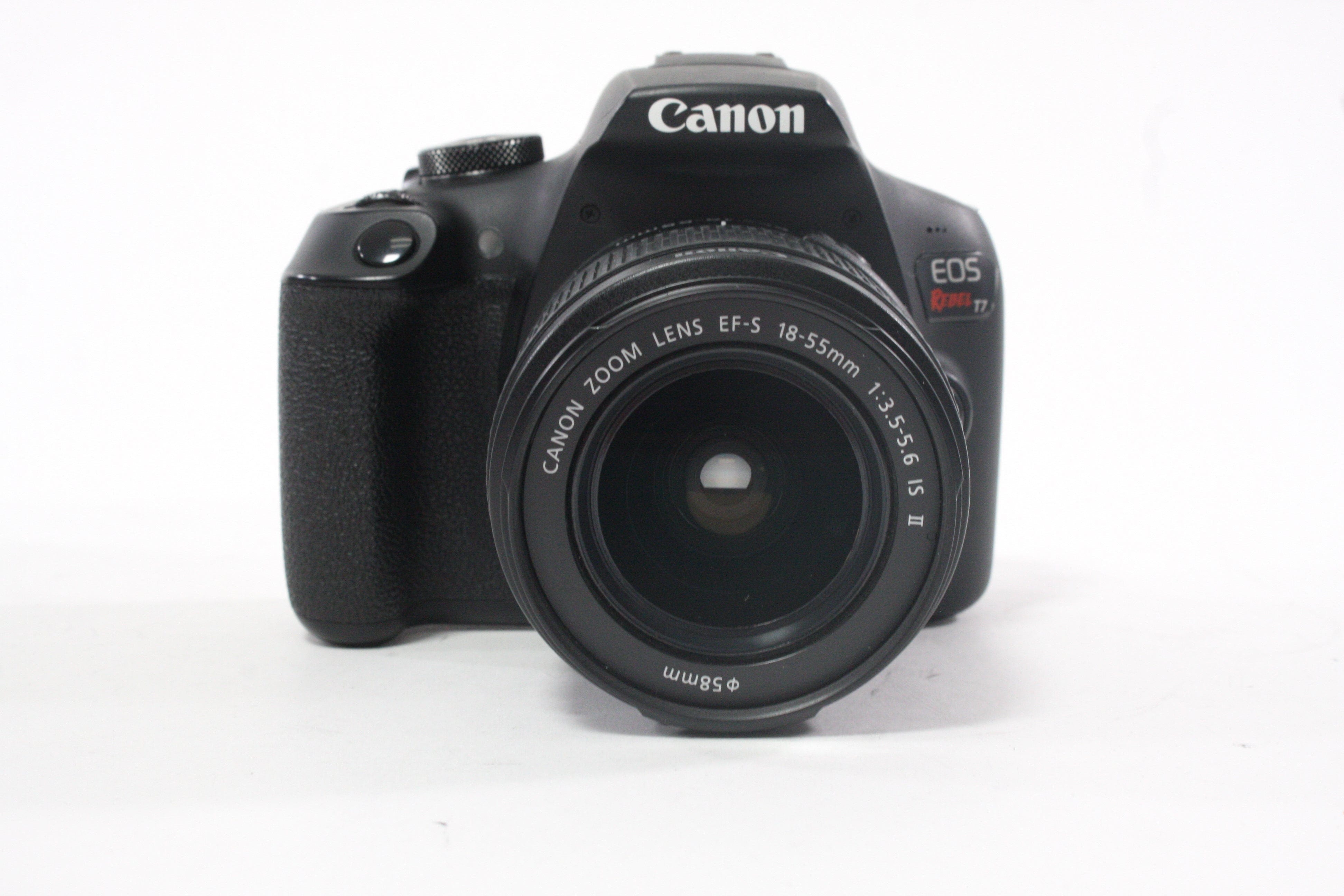 Canon EOS Rebel T7 with 18-55 f/3.5-56 IS II Lens with Shutter Count 63,823