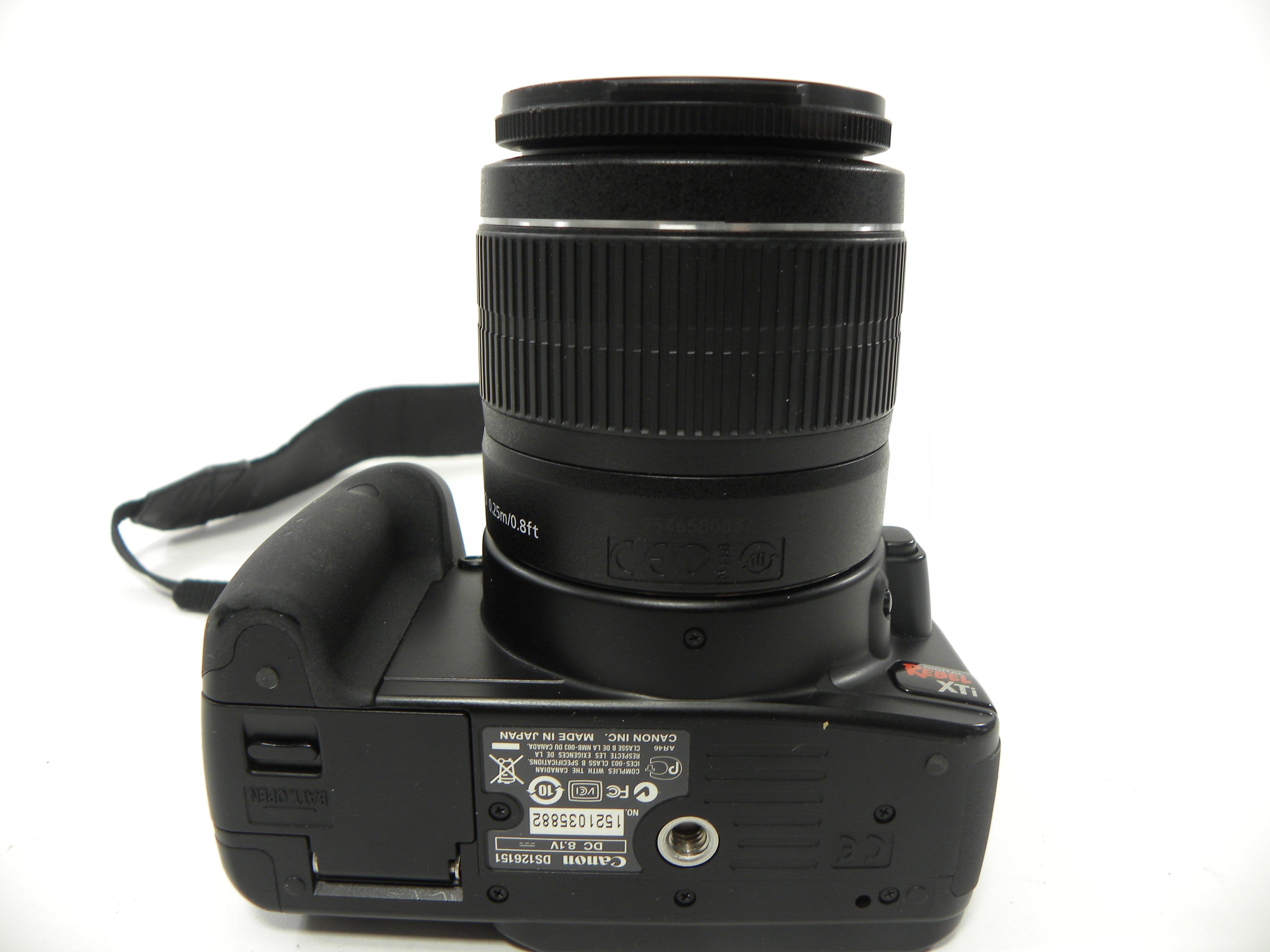Canon EOS Rebel XTi 10.1mp Digital SLR w/EF-S 18-55 IS II