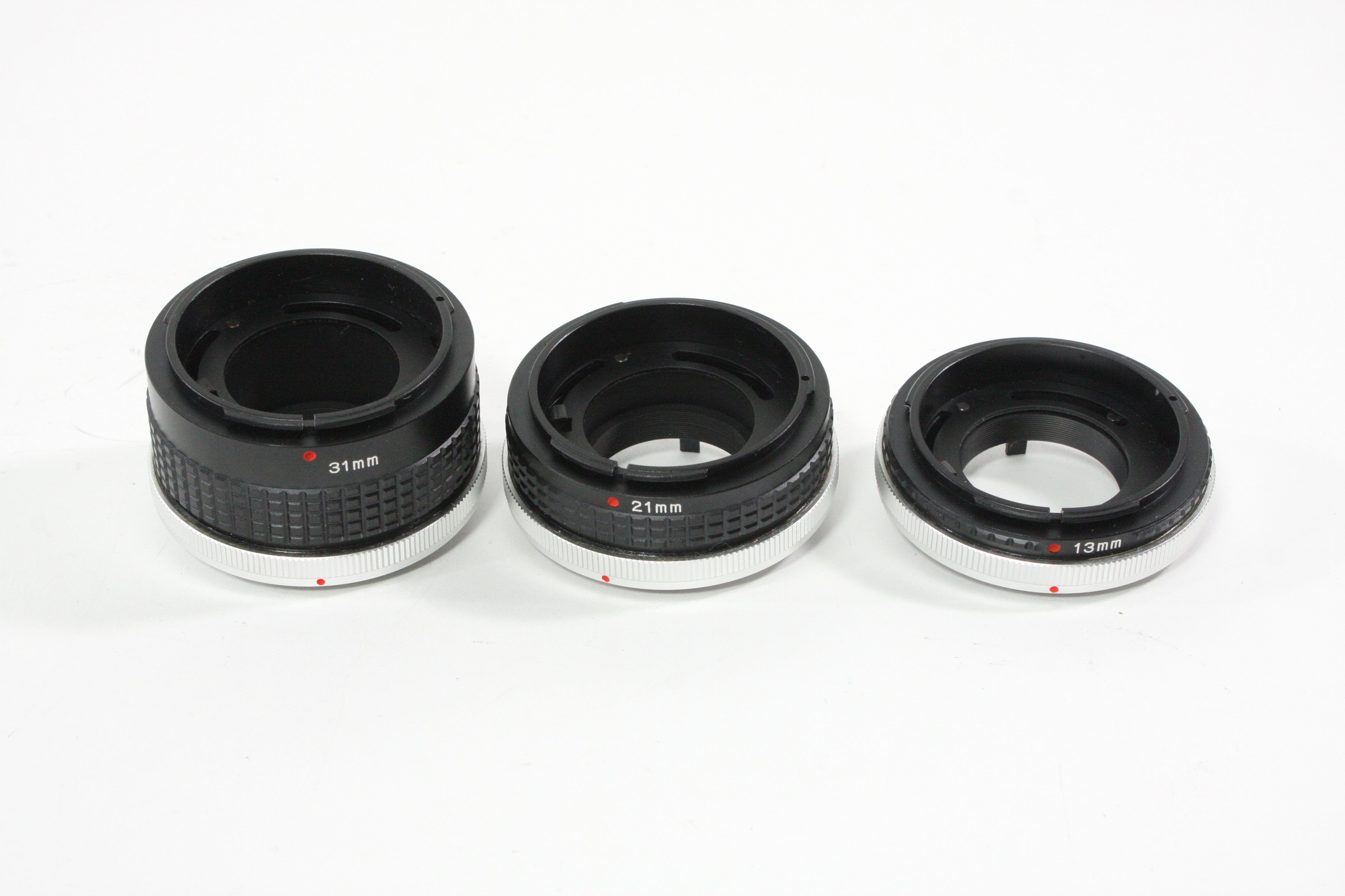 Canon Extension Tubes:  13mm, 21mm, 31mm for FD Mount