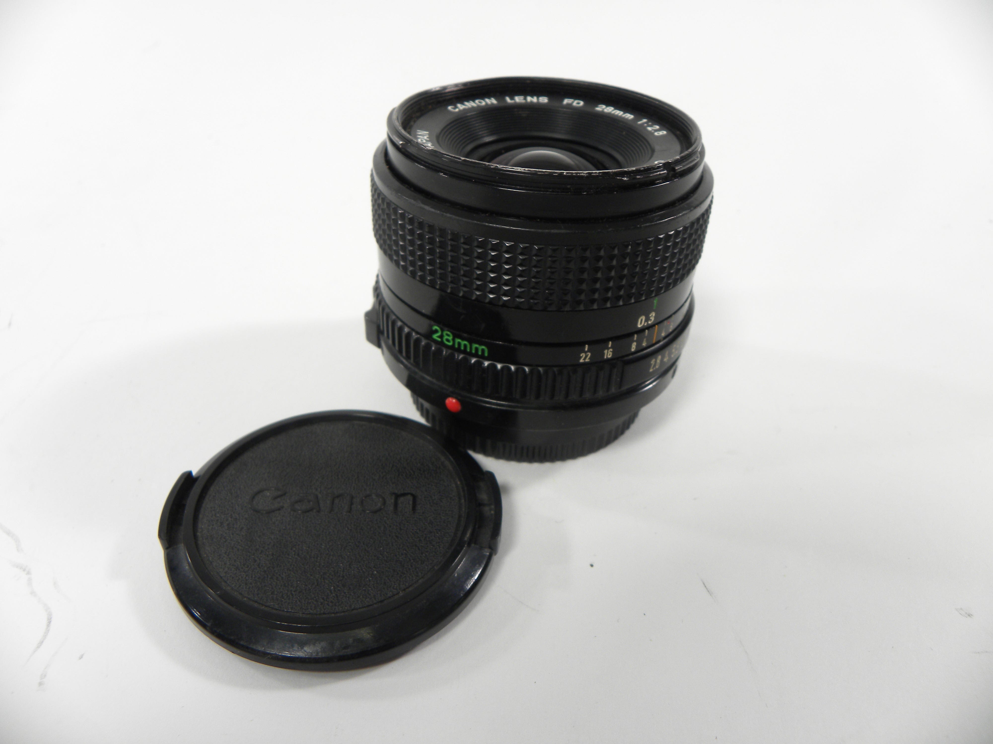 Canon FD 28mm f2.8 lens