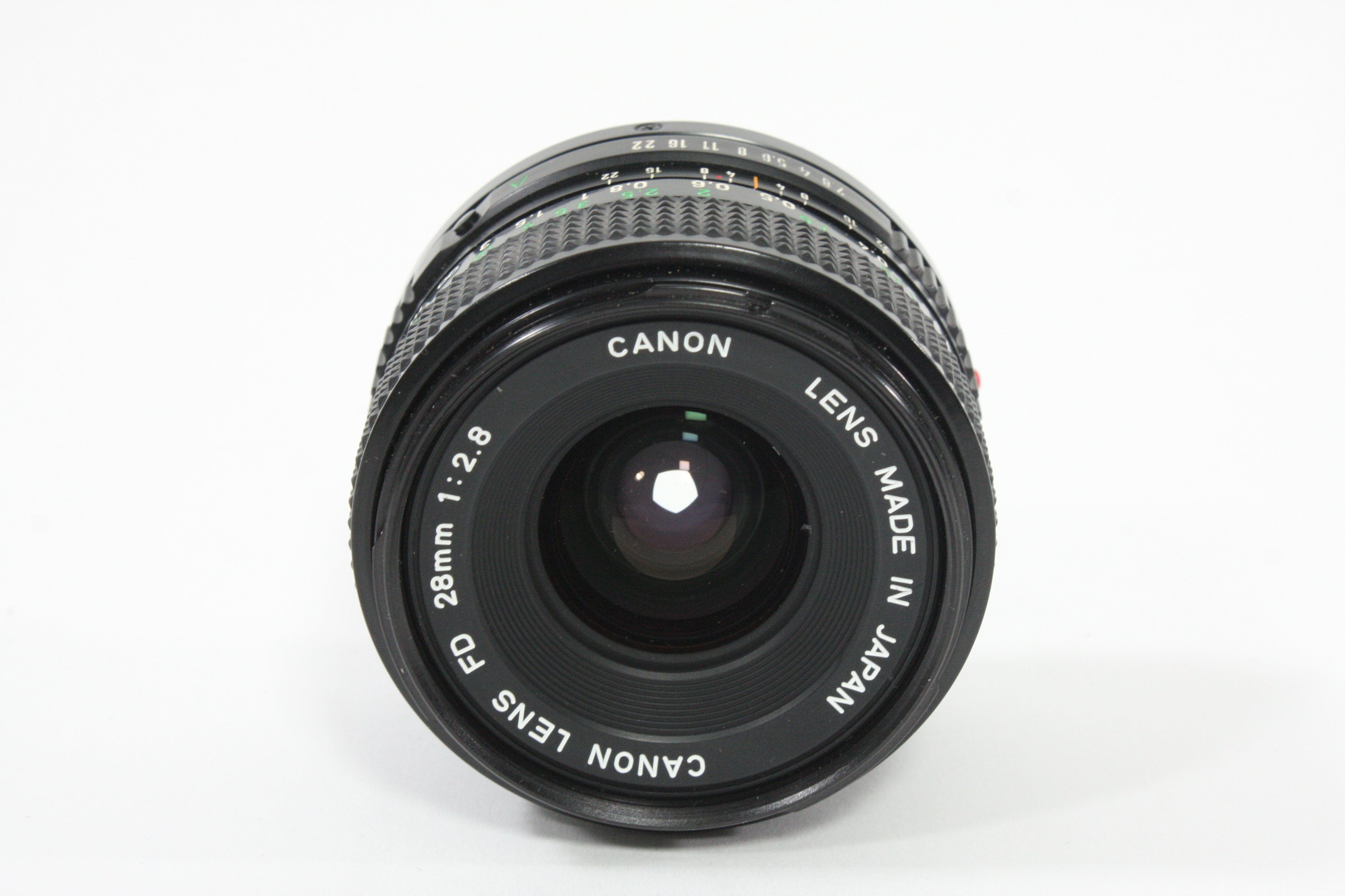 Canon FD 28mm F2.8 Lens