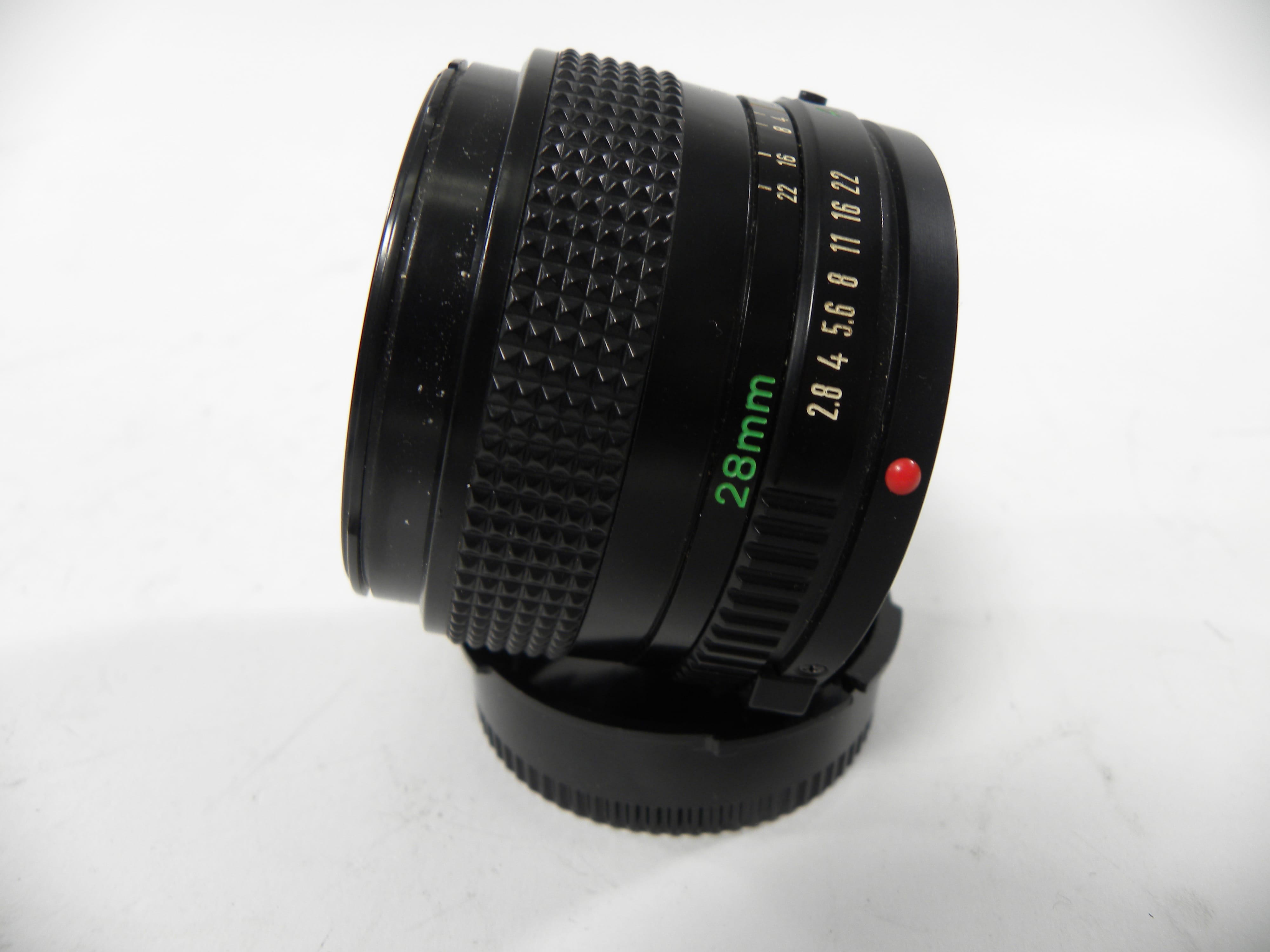 Canon FD 28mm f2.8