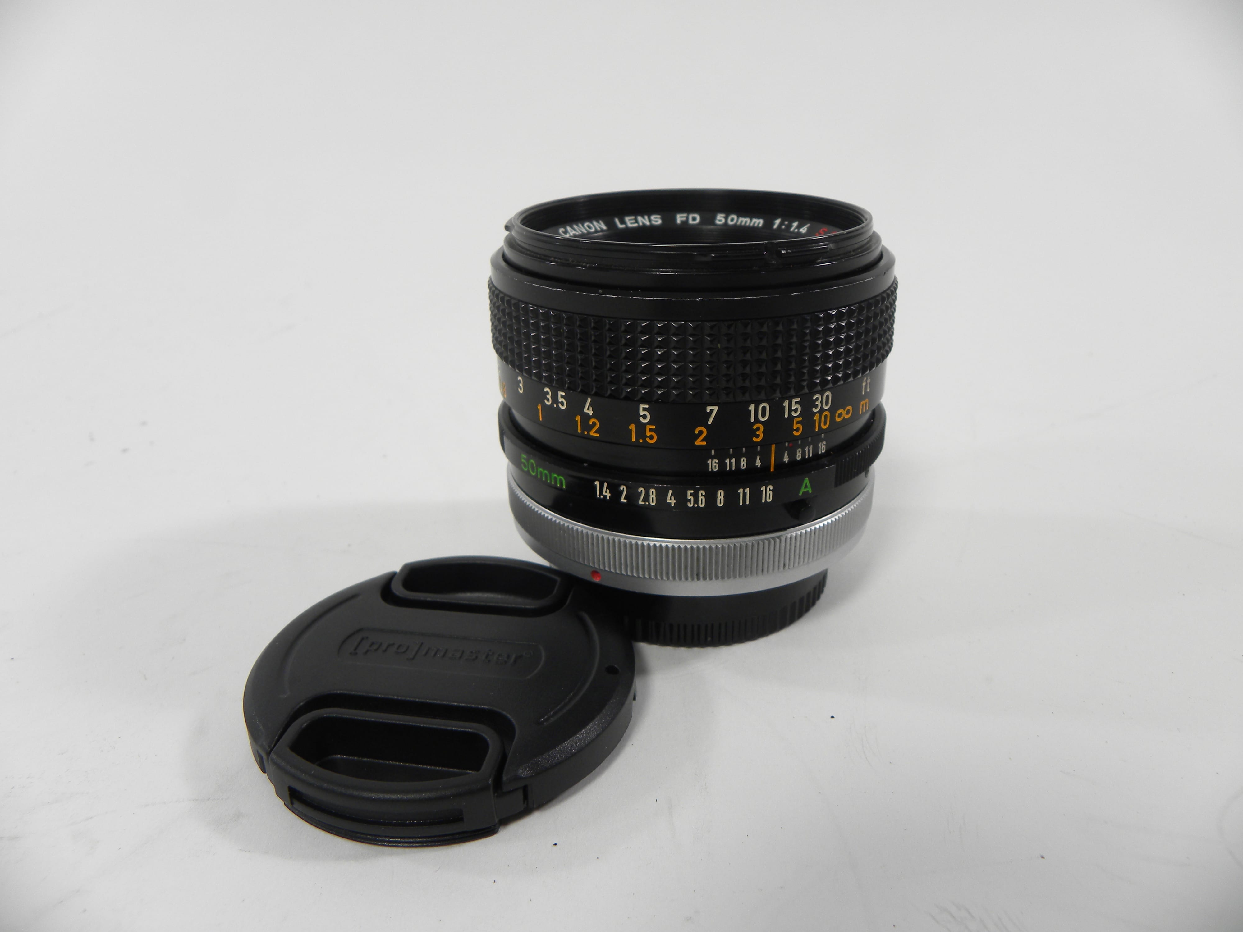 Canon FD 50mm f1.4 S.S.C. lens