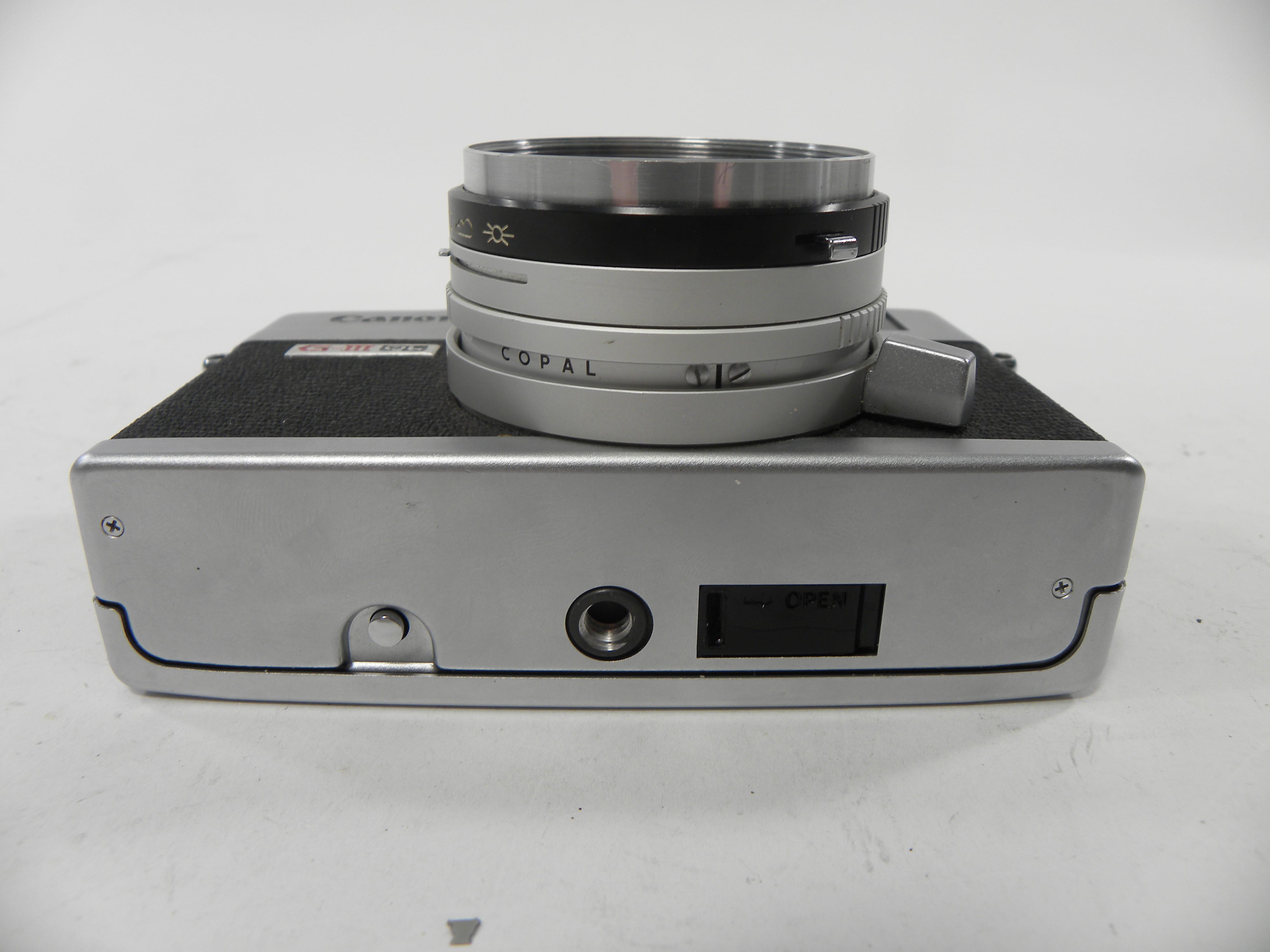 Canon G-III Canonet QL-17 35mm camera
