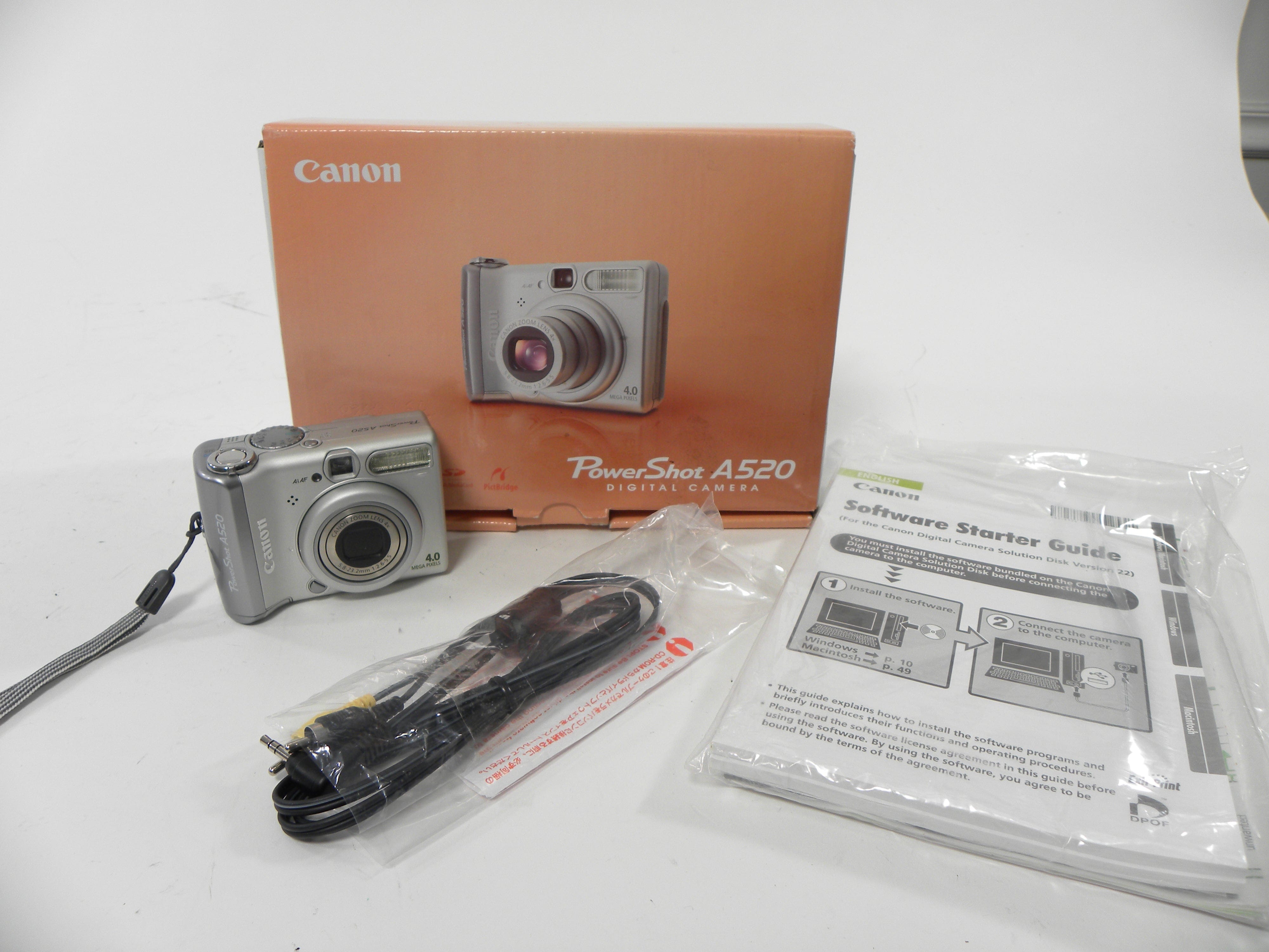 Canon Power Shot A520 4.0mp Digital Camera