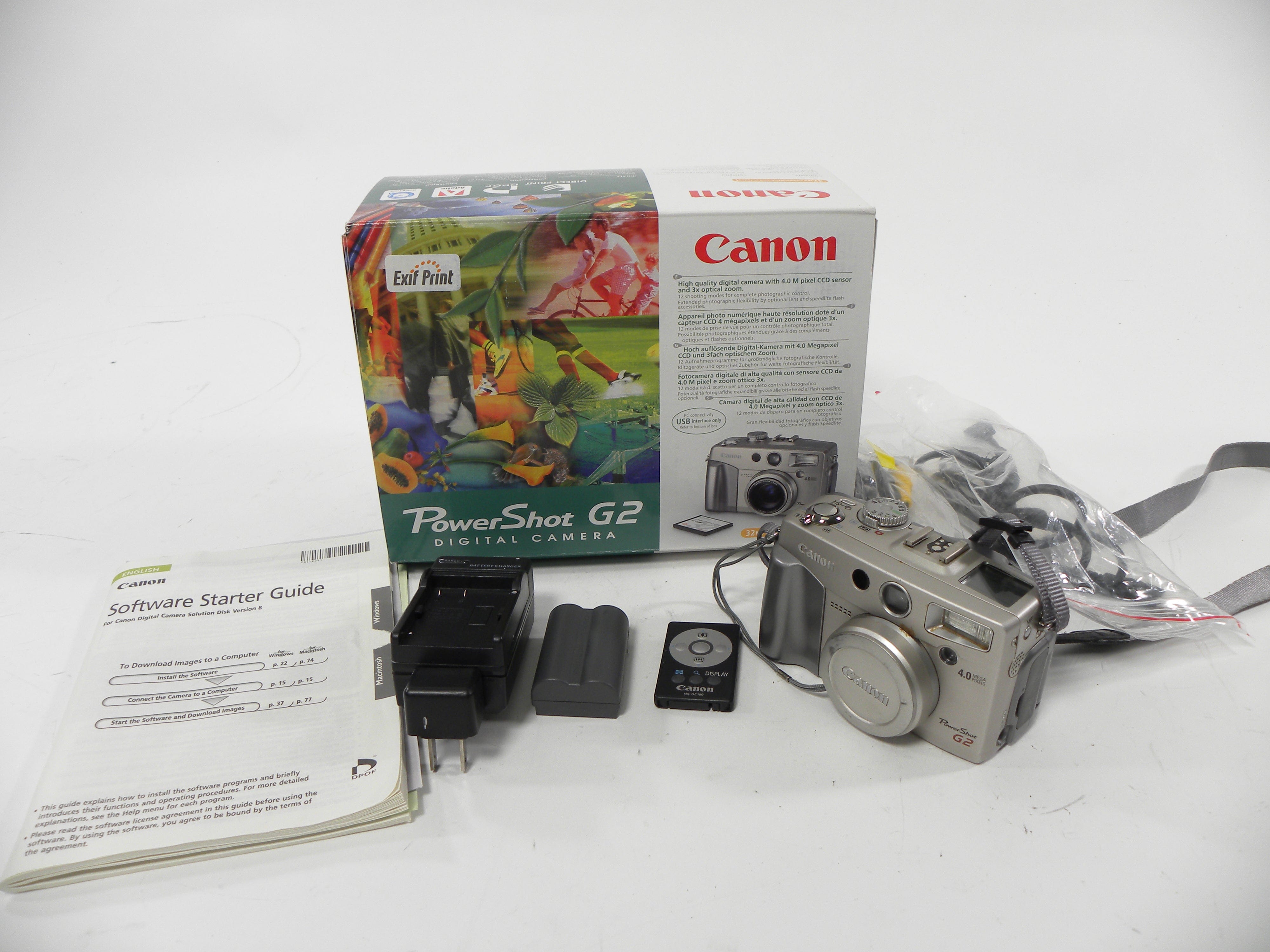 Canon Power Shot G2 4.0mp Digital Camera