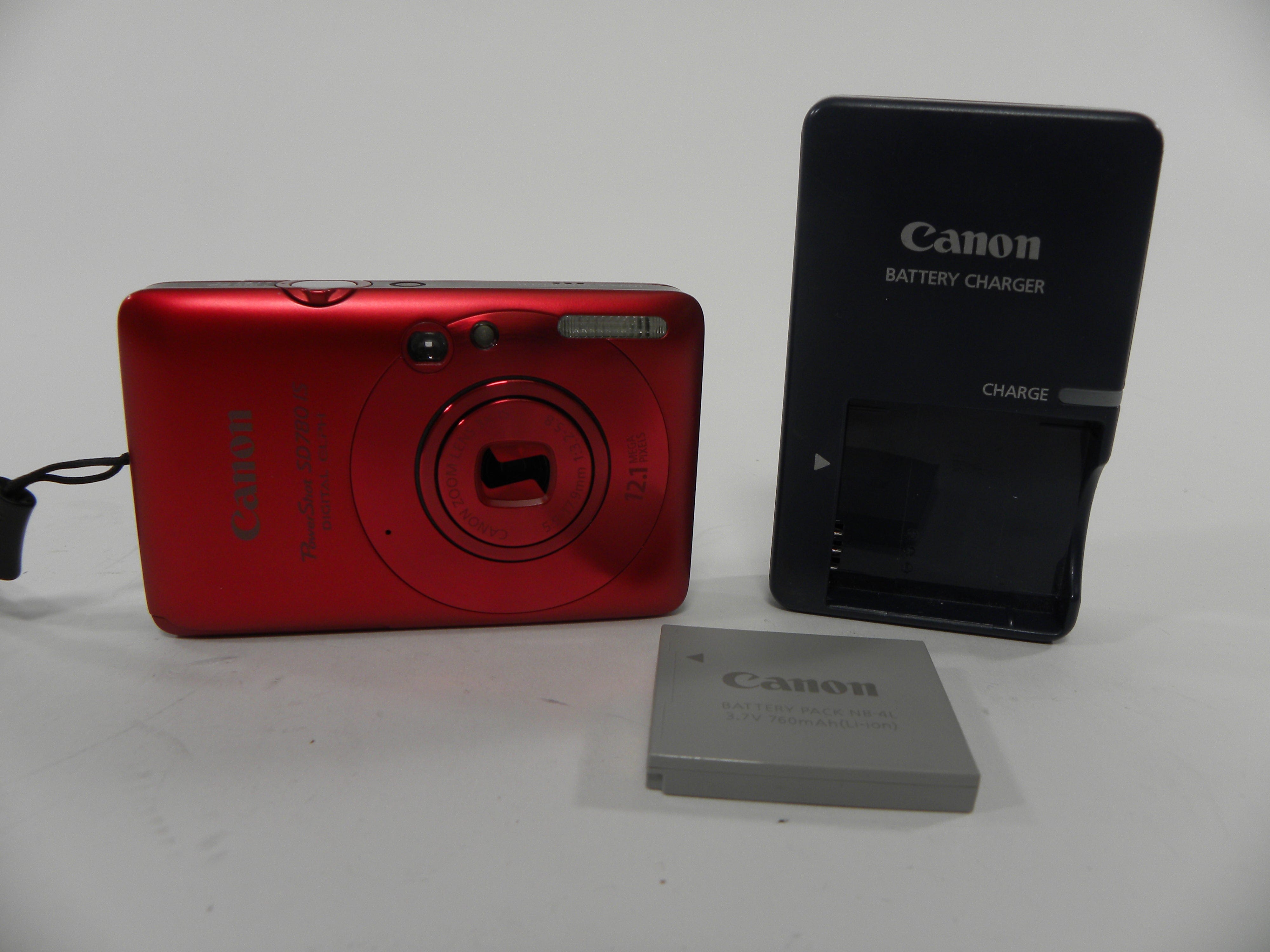 Canon Power Shot SD780 IS 12.1mp Digital Camera (RED)