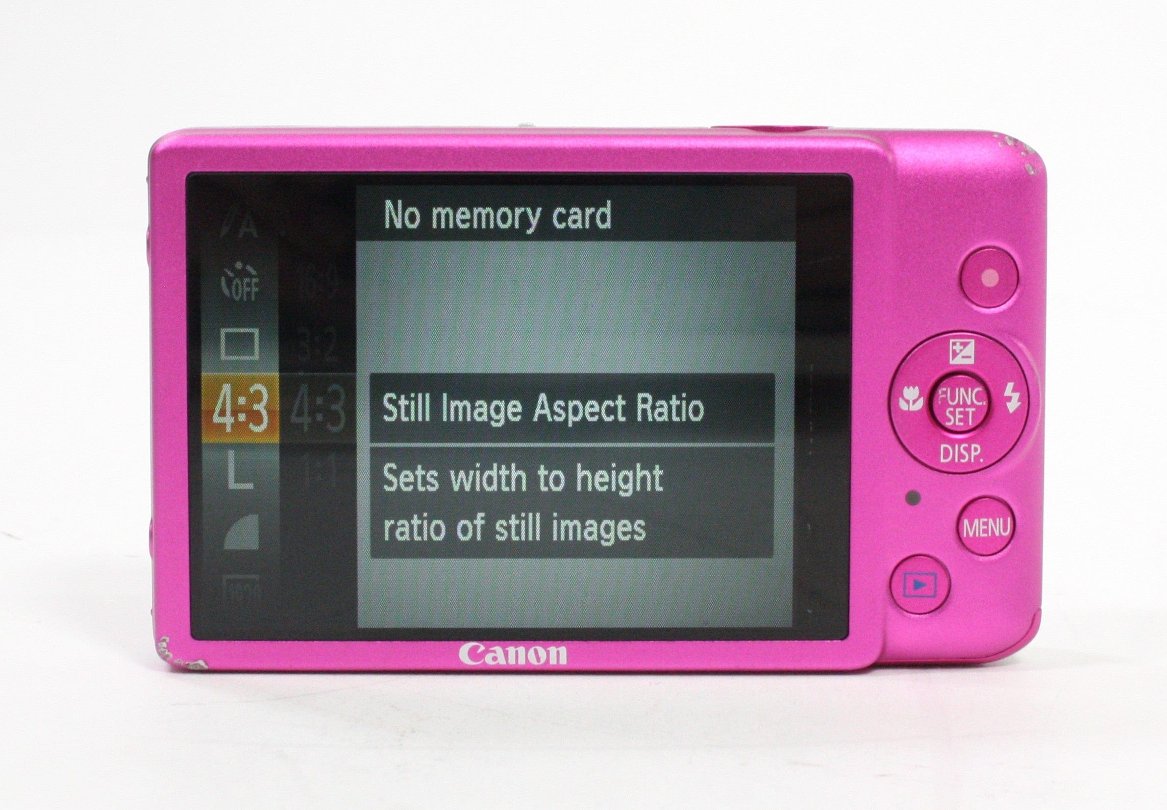 Canon PowerShot Elph 100 HS PC1588 Digital Camera 4x Zoom 12.1mp (Pink)