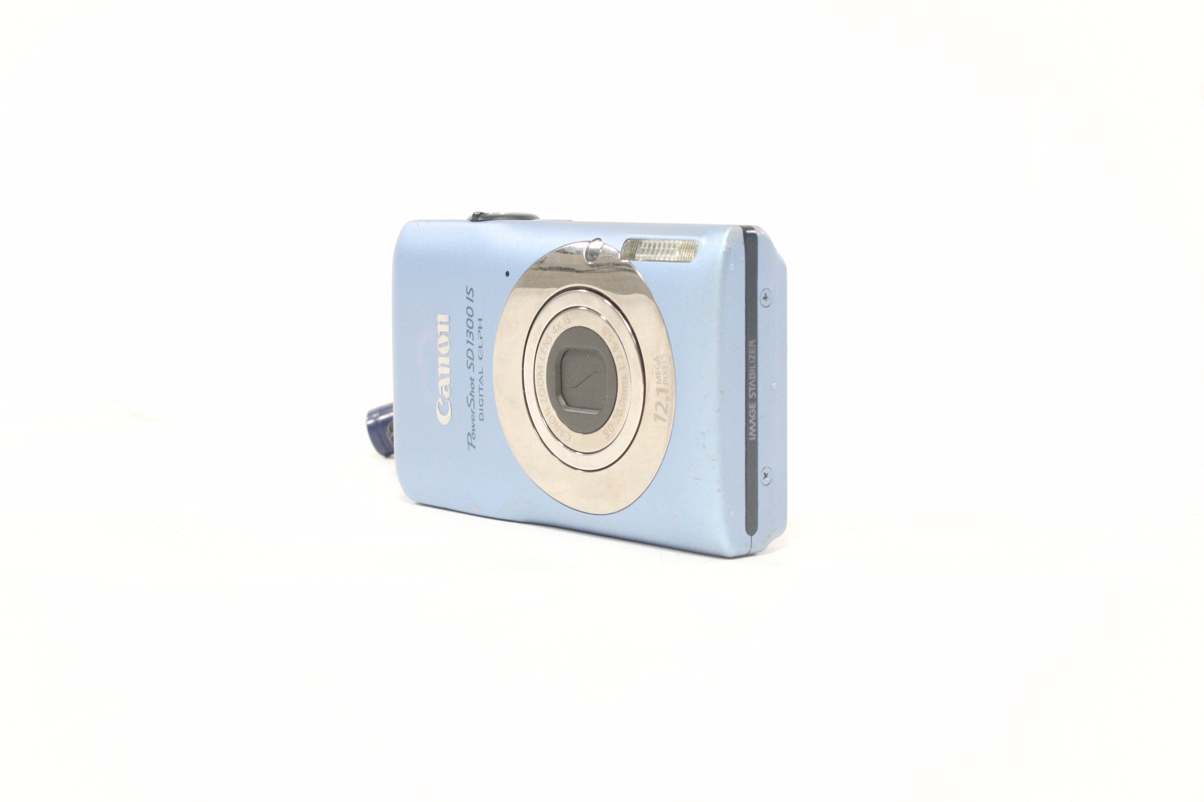 Canon PowerShot Elph SDI300 IS Digital Point-and-Shoot Camera 4x Zoom 12.1mp (Blue)