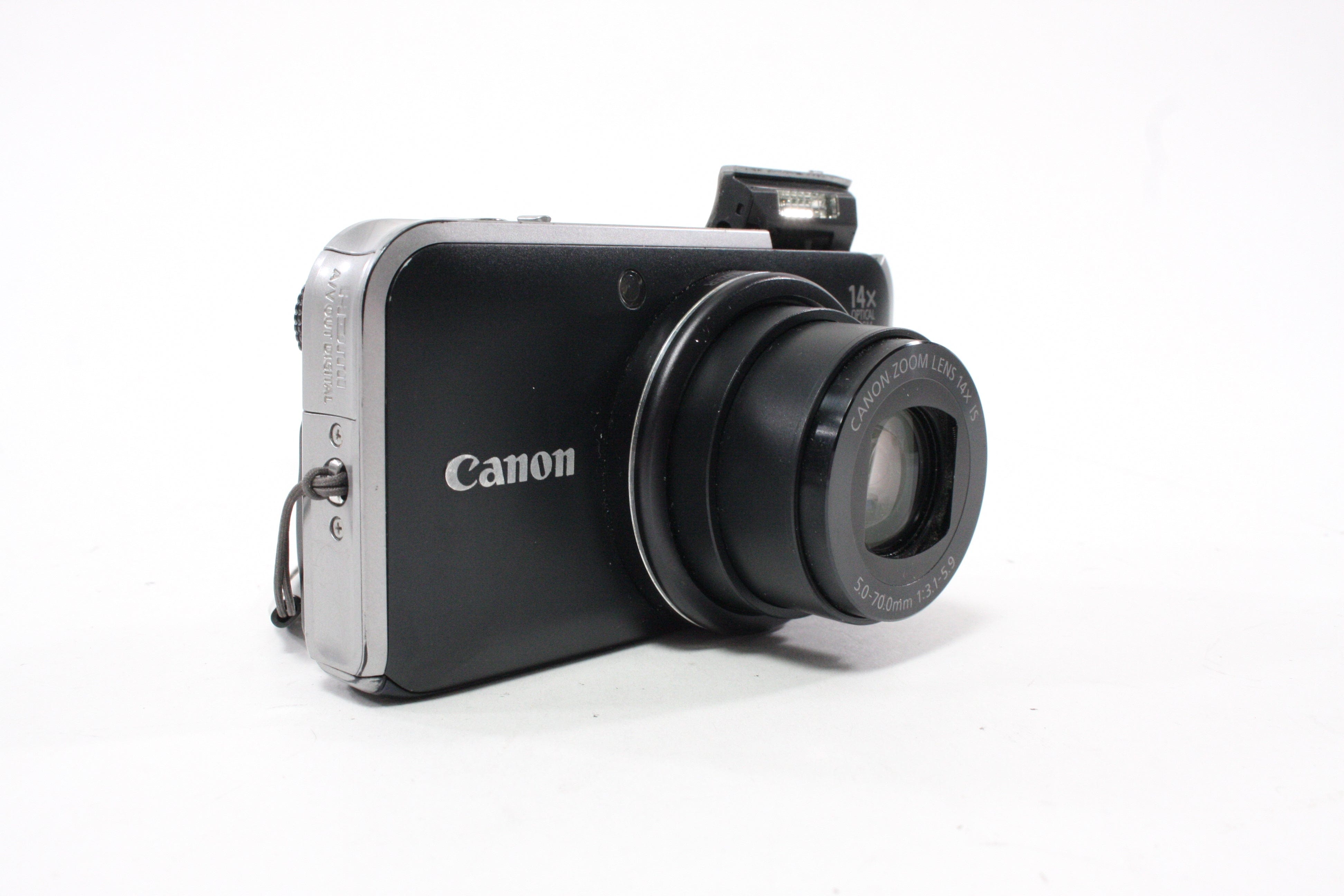 Canon Powershot SX210 IS PC1468 Digital Point-and-Shoot 14x Zoom 14.1mp