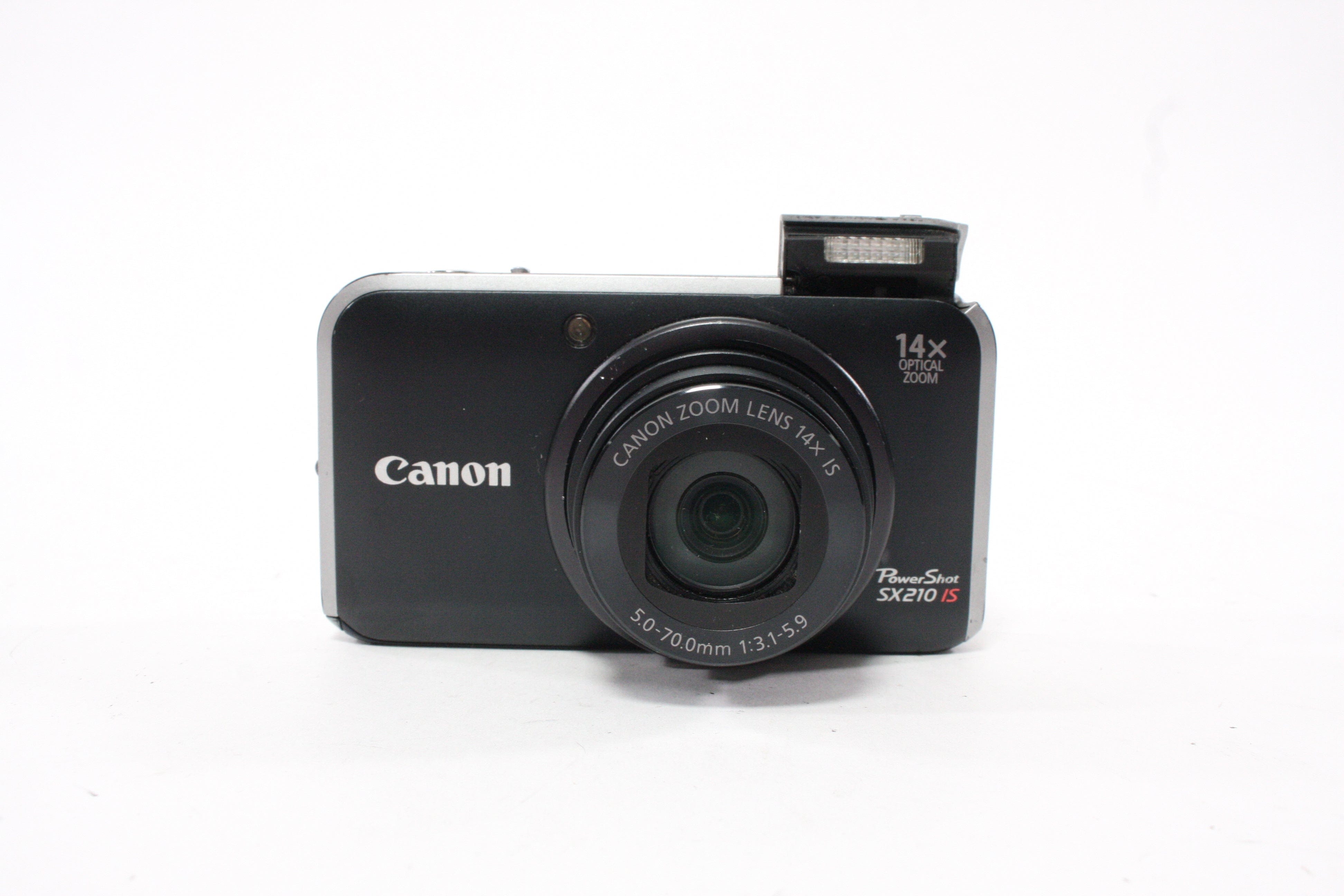 Canon Powershot SX210 IS PC1468 Digital Point-and-Shoot 14x Zoom 14.1mp