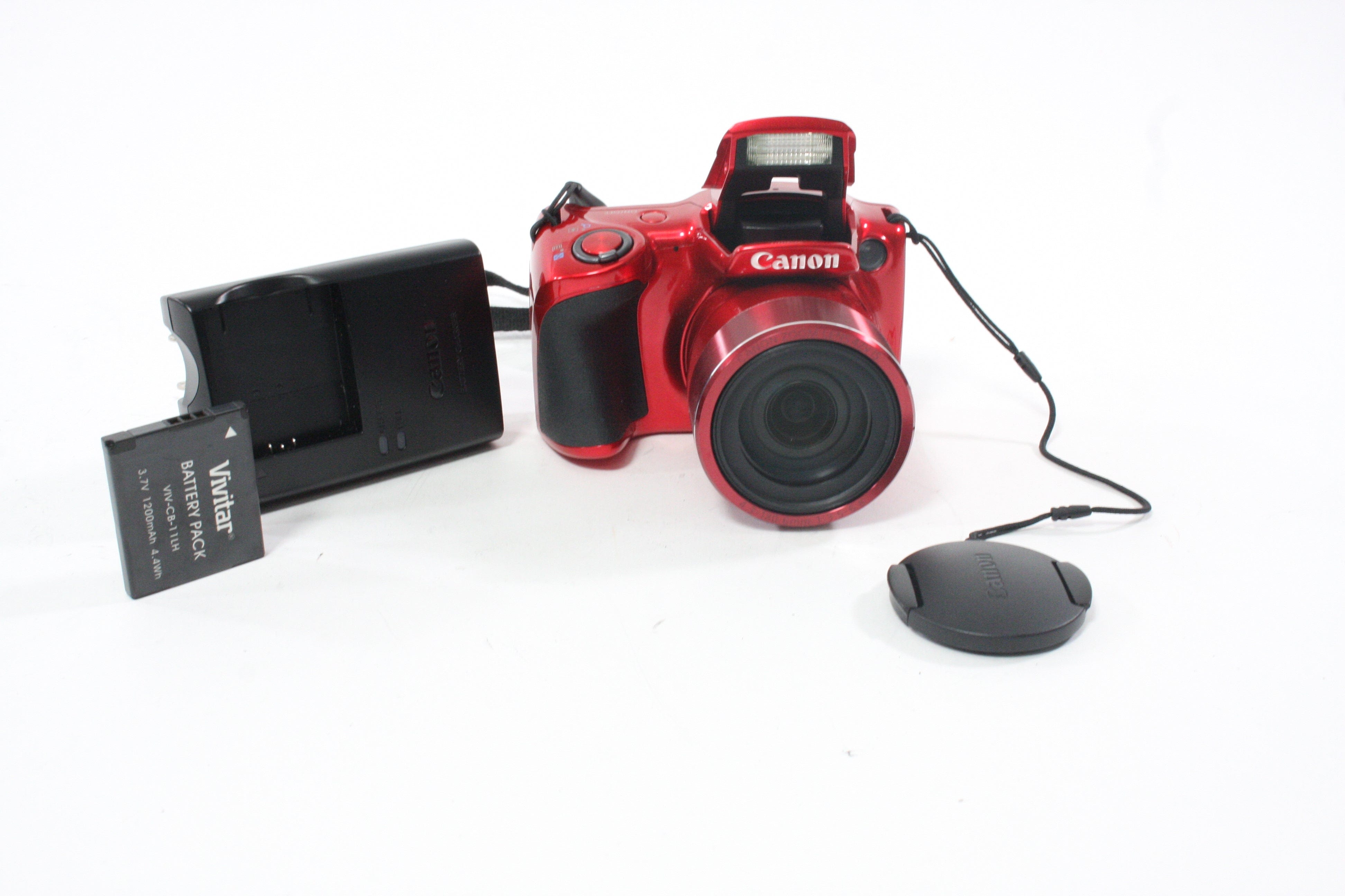 Canon PowerShot SX420 Digital Camera 42x Zoom 20.0mp (Red)