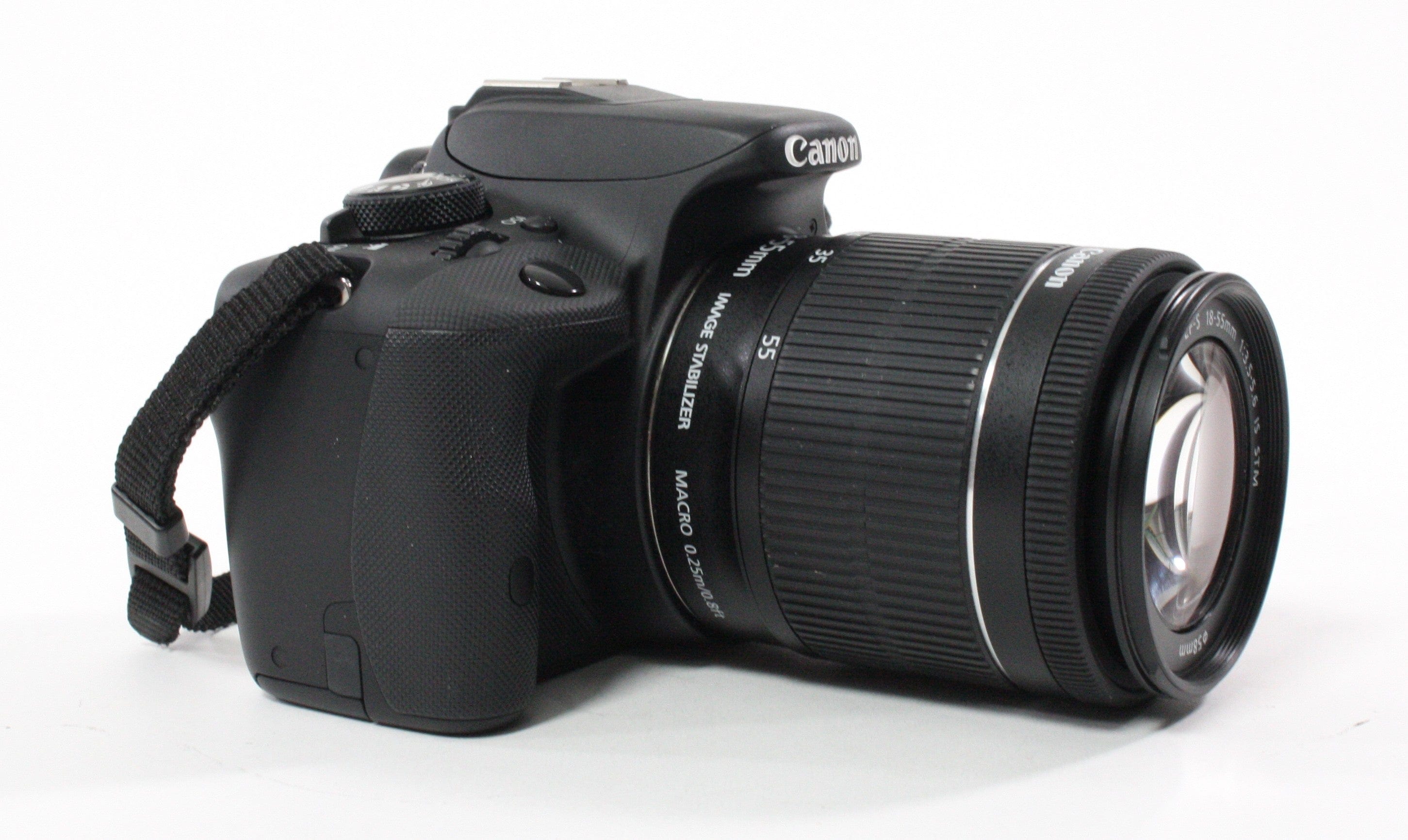 Canon Rebel SL1 EOS 100D DSLR Camera with 18-55 f/3.5-5.6 STM Lens with Shutter Count 4,891
