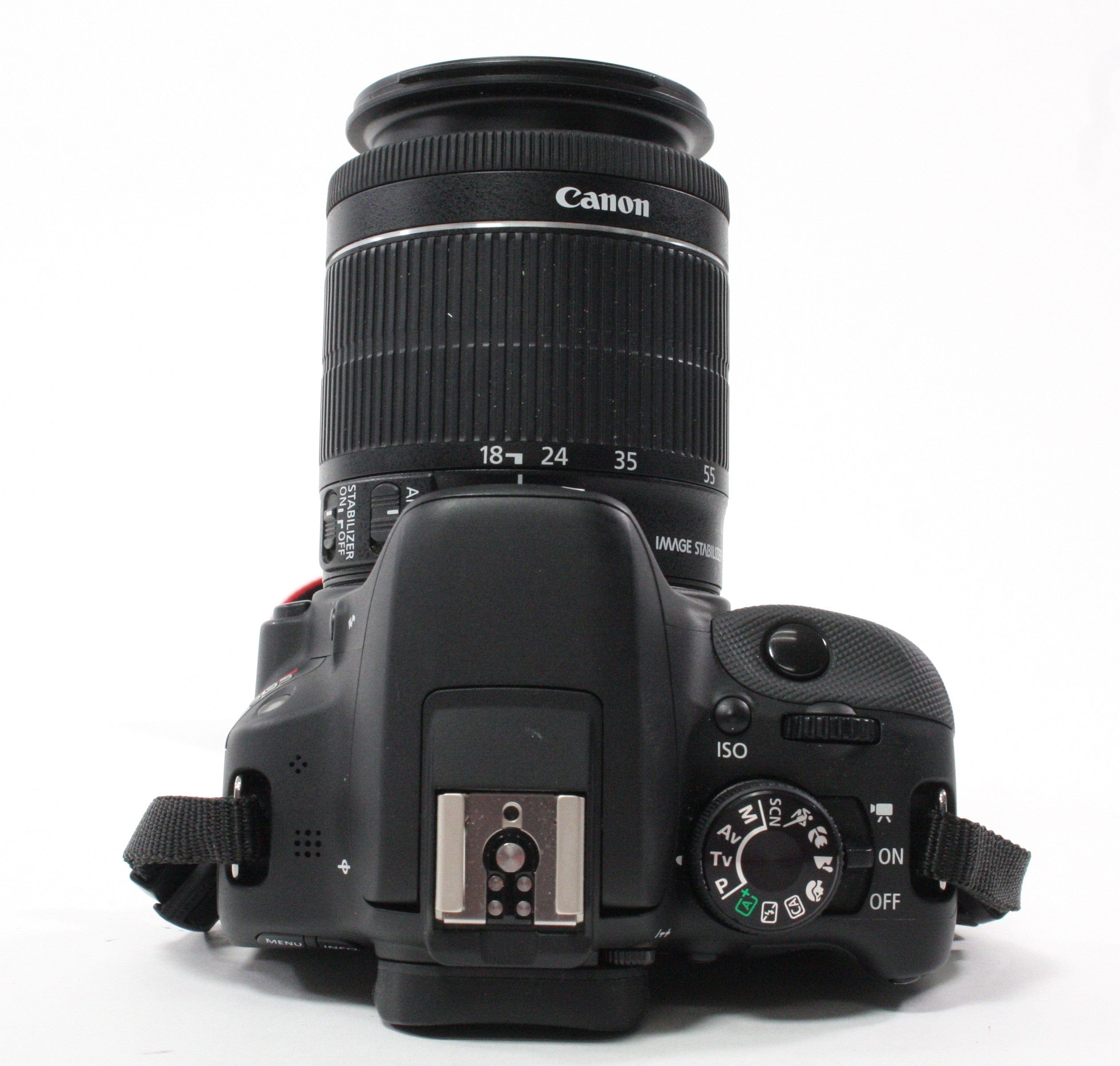 Canon Rebel SL1 EOS 100D DSLR Camera with 18-55 f/3.5-5.6 STM Lens with Shutter Count 4,891