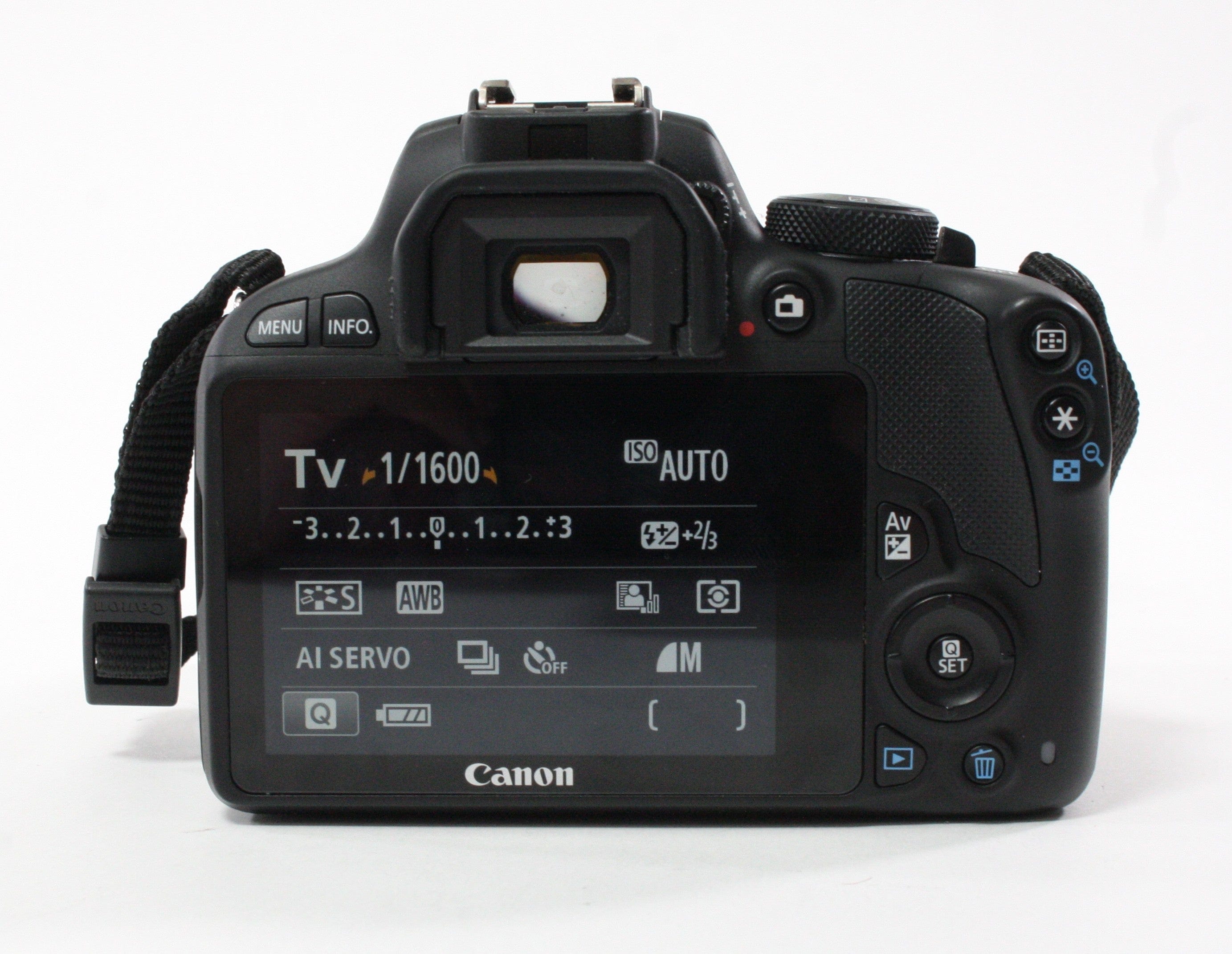 Canon Rebel SL1 EOS 100D DSLR Camera with 18-55 f/3.5-5.6 STM Lens with Shutter Count 4,891