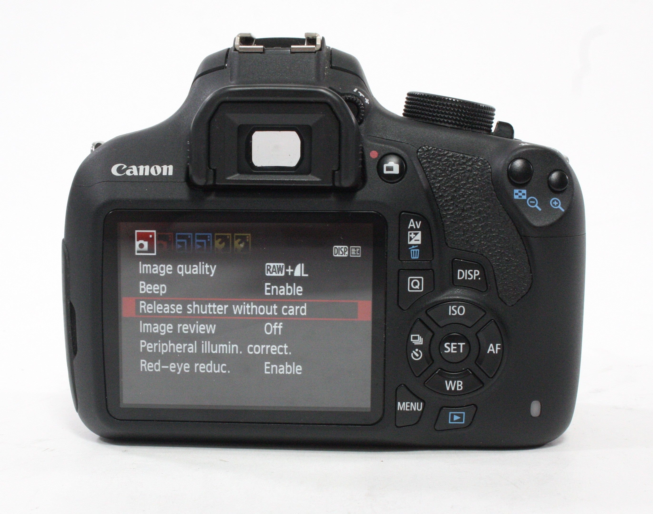 Canon Rebel T5 Digital SLR Camera with 18-55mm ff/3.5-5.6 IS II Lens Shutter Count 2,170
