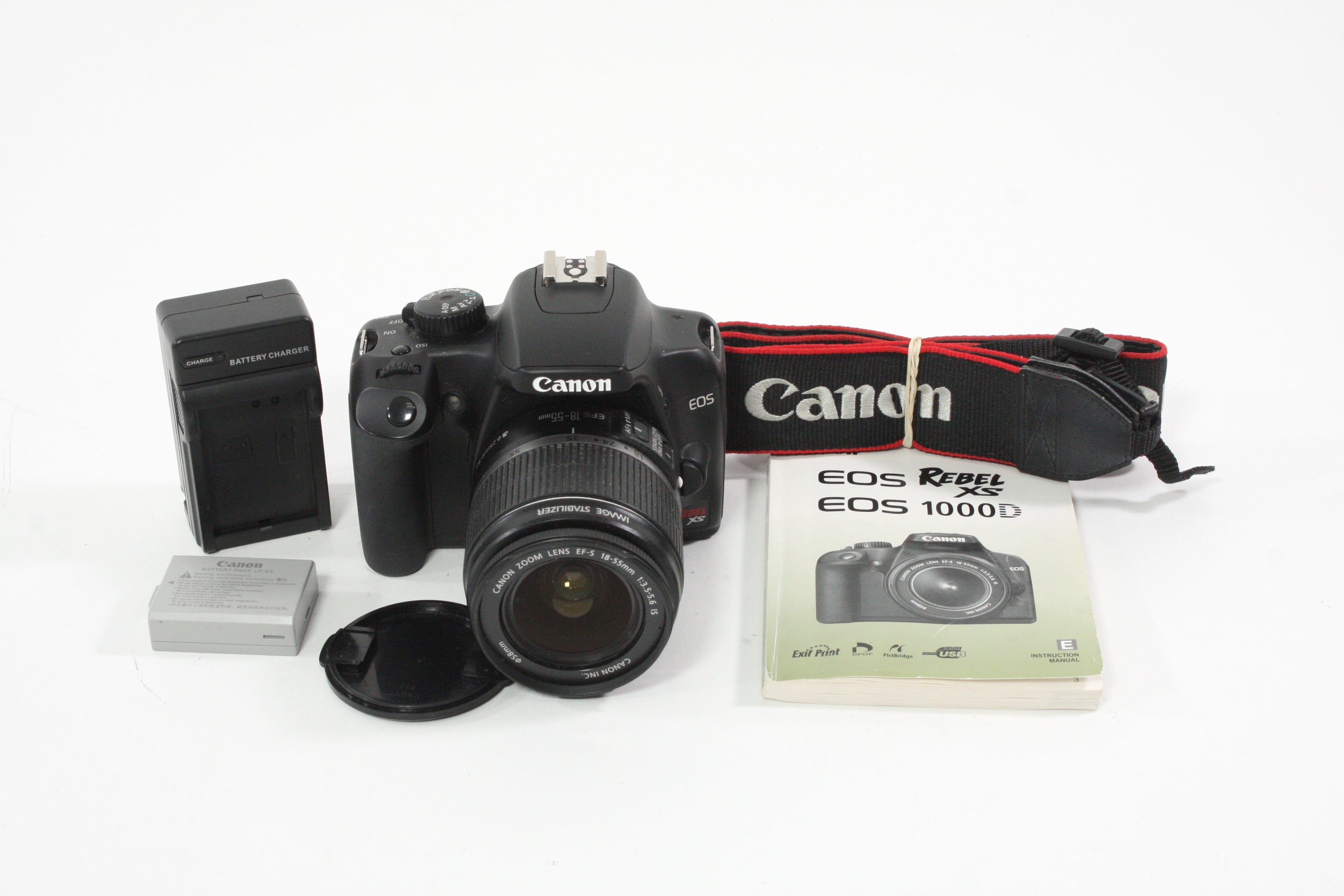 Canon Rebel XS w/ EF-S 18-55mm IS  - Shutter Count 1224