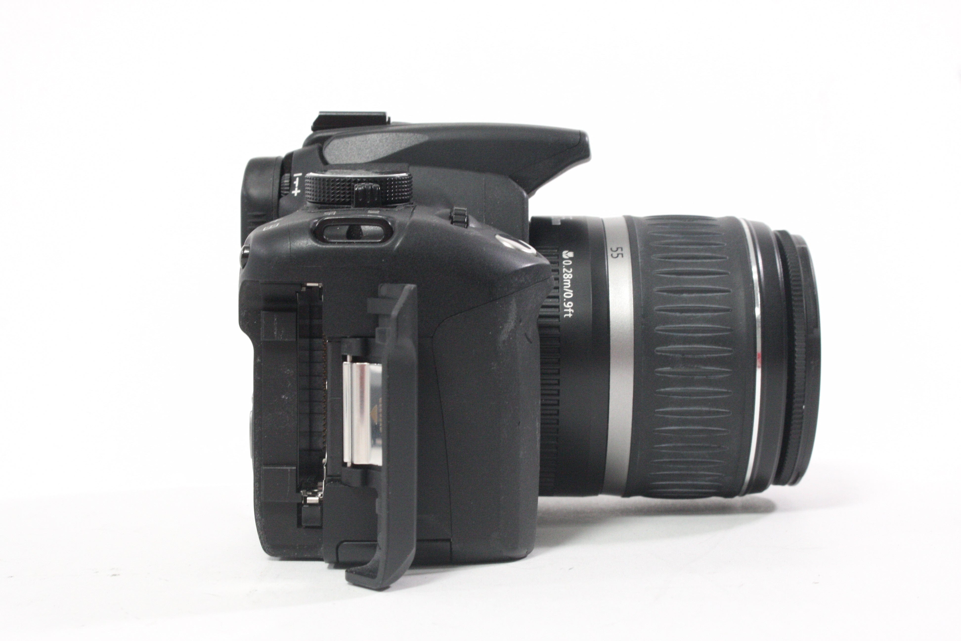 Canon Rebel XT DSLR Camera with 18-55mm f/3.5-5.6 II EF-S Lens Shutter Count N/A
