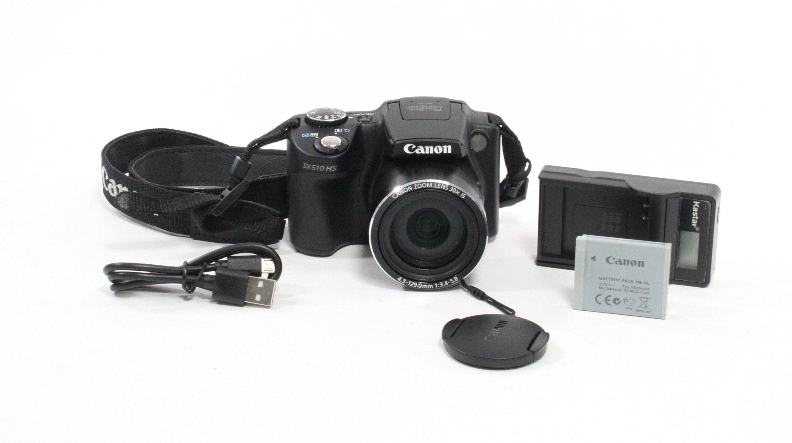 Canon  SX510 HS PowerShot Digital Camera 30x Zoom 12.1mp (AS-IS)