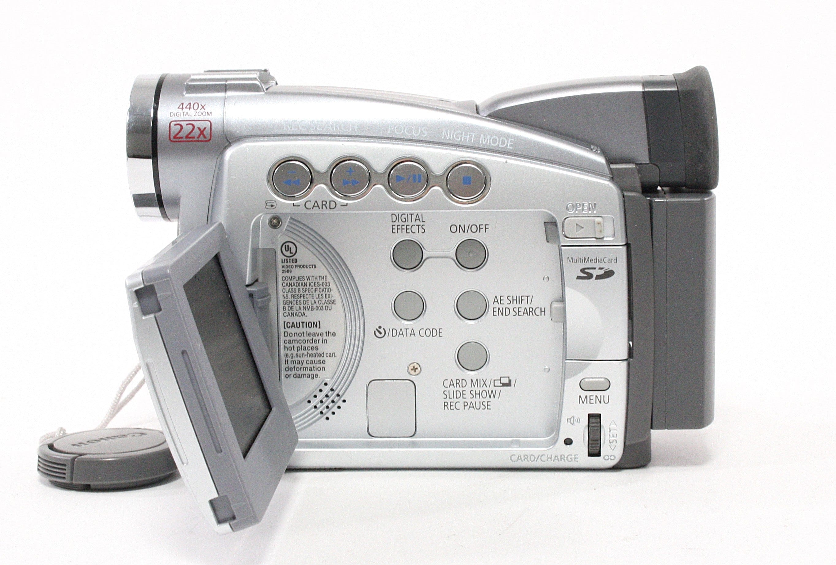 Canon ZR90 Mini DV Camcorder