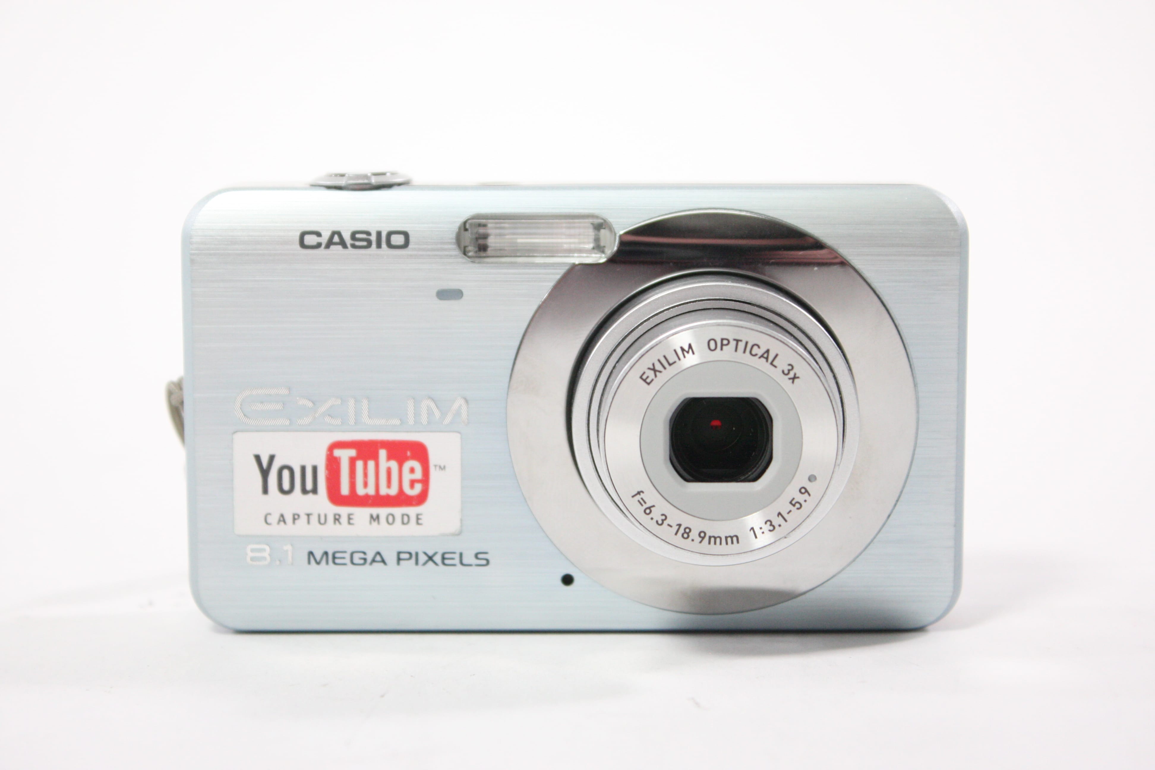 Casio EX-Z80A  Digital Point and Shoot Camera 3x Zoom 8.1mp (Light Blue)