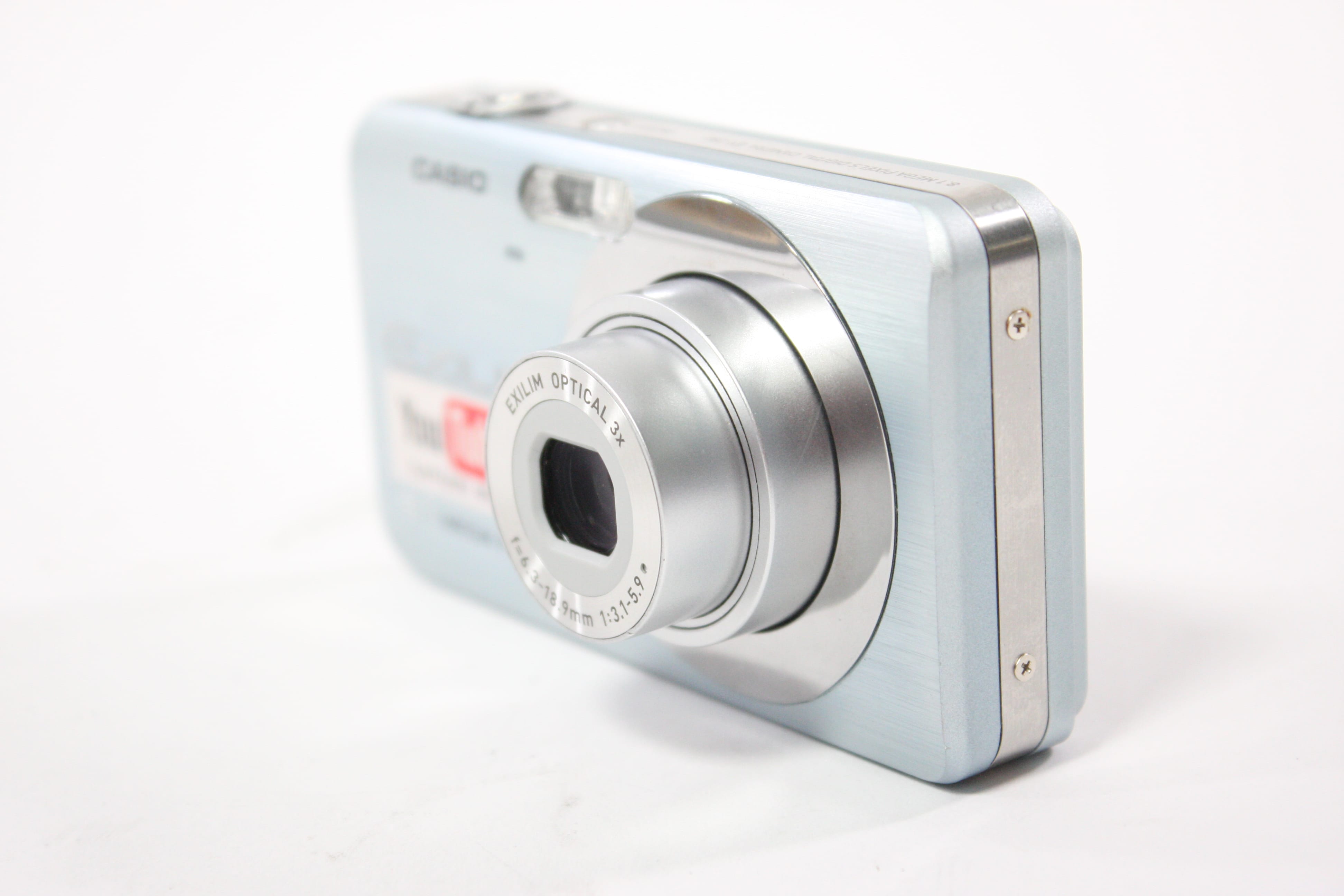 Casio EX-Z80A  Digital Point and Shoot Camera 3x Zoom 8.1mp (Light Blue)