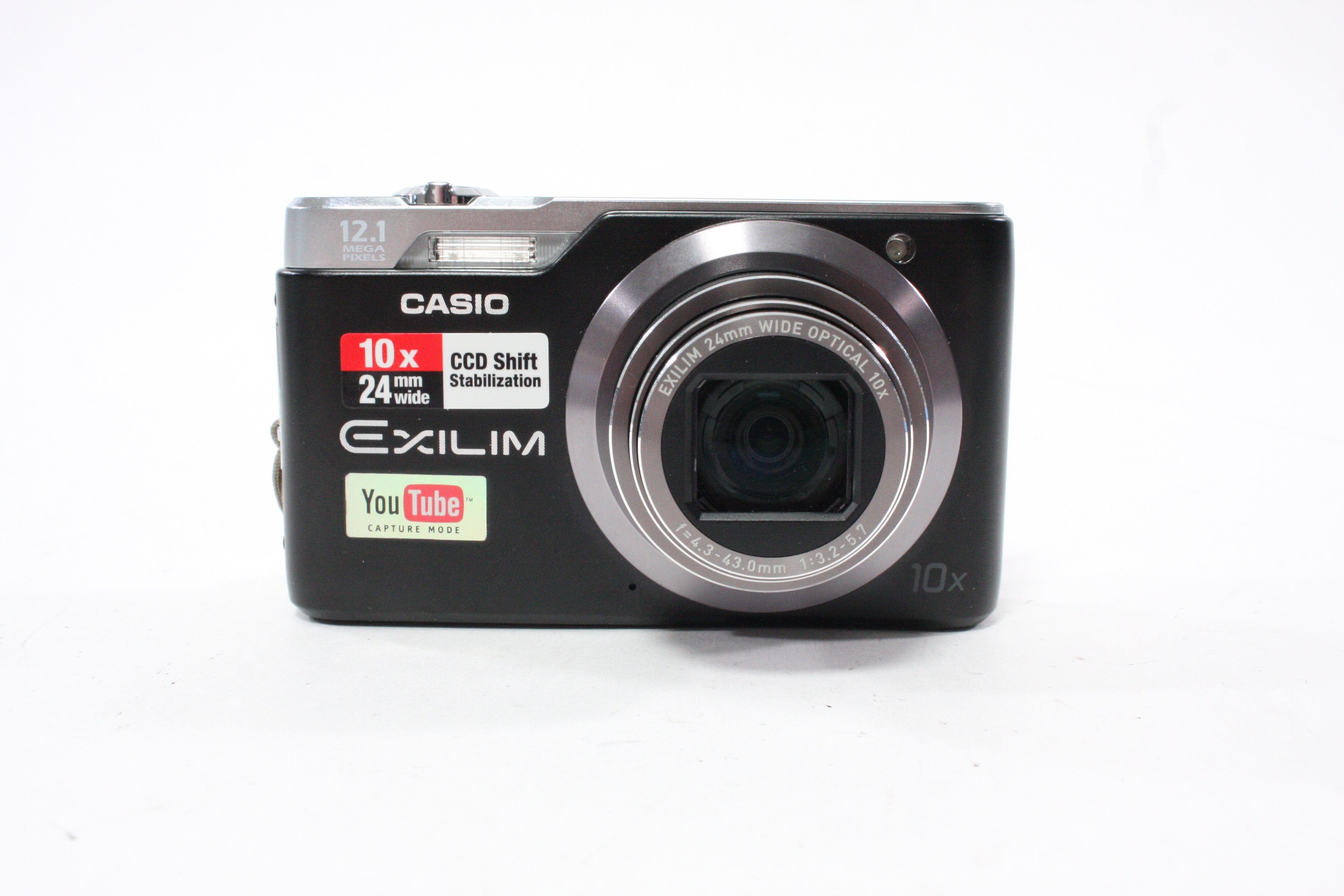 Casio Exilim EX-H5 Black Digital Point-and-Shoot Camera 10x Zoom 12.1mp
