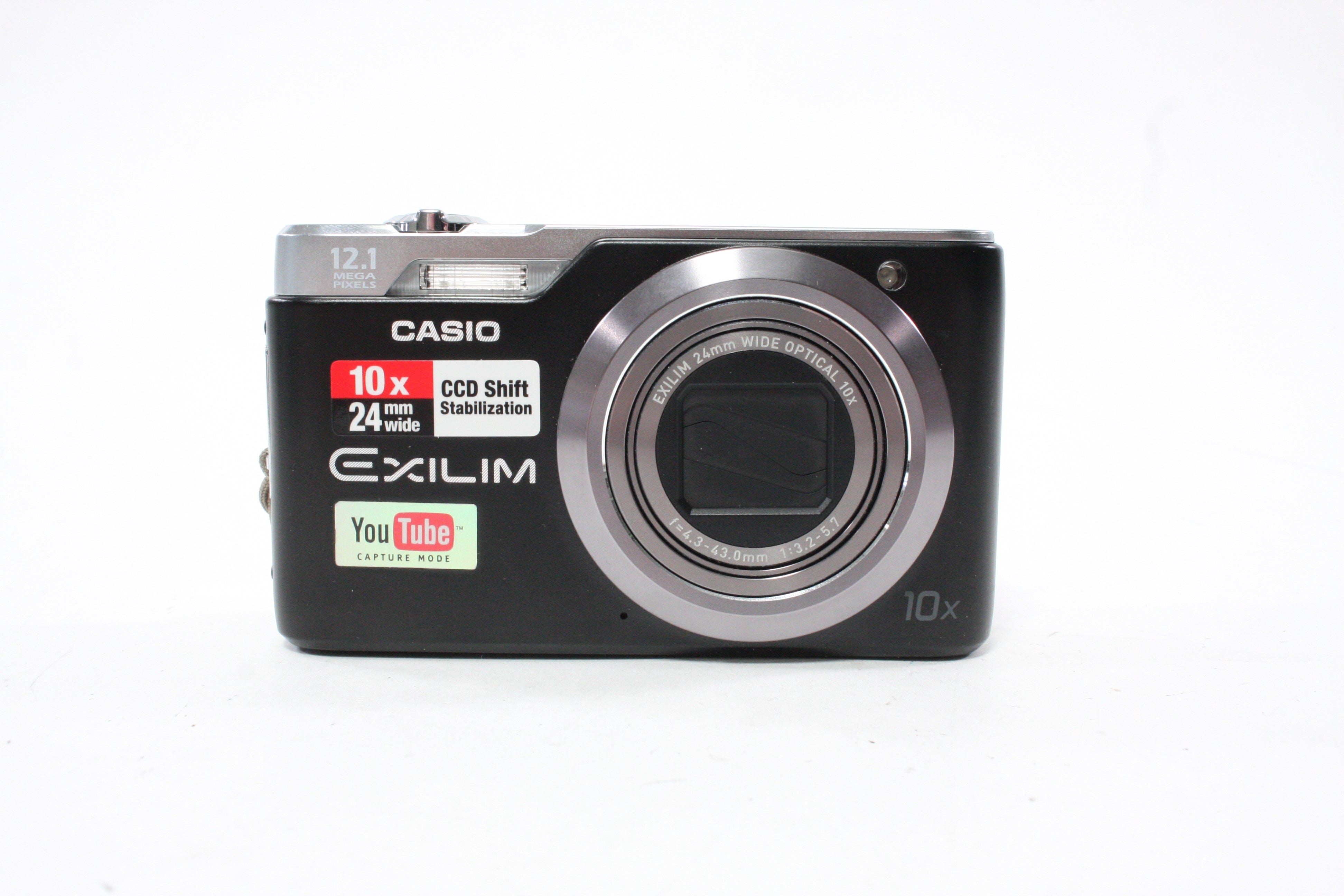 Casio Exilim EX-H5 Black Digital Point-and-Shoot Camera 10x Zoom 12.1mp