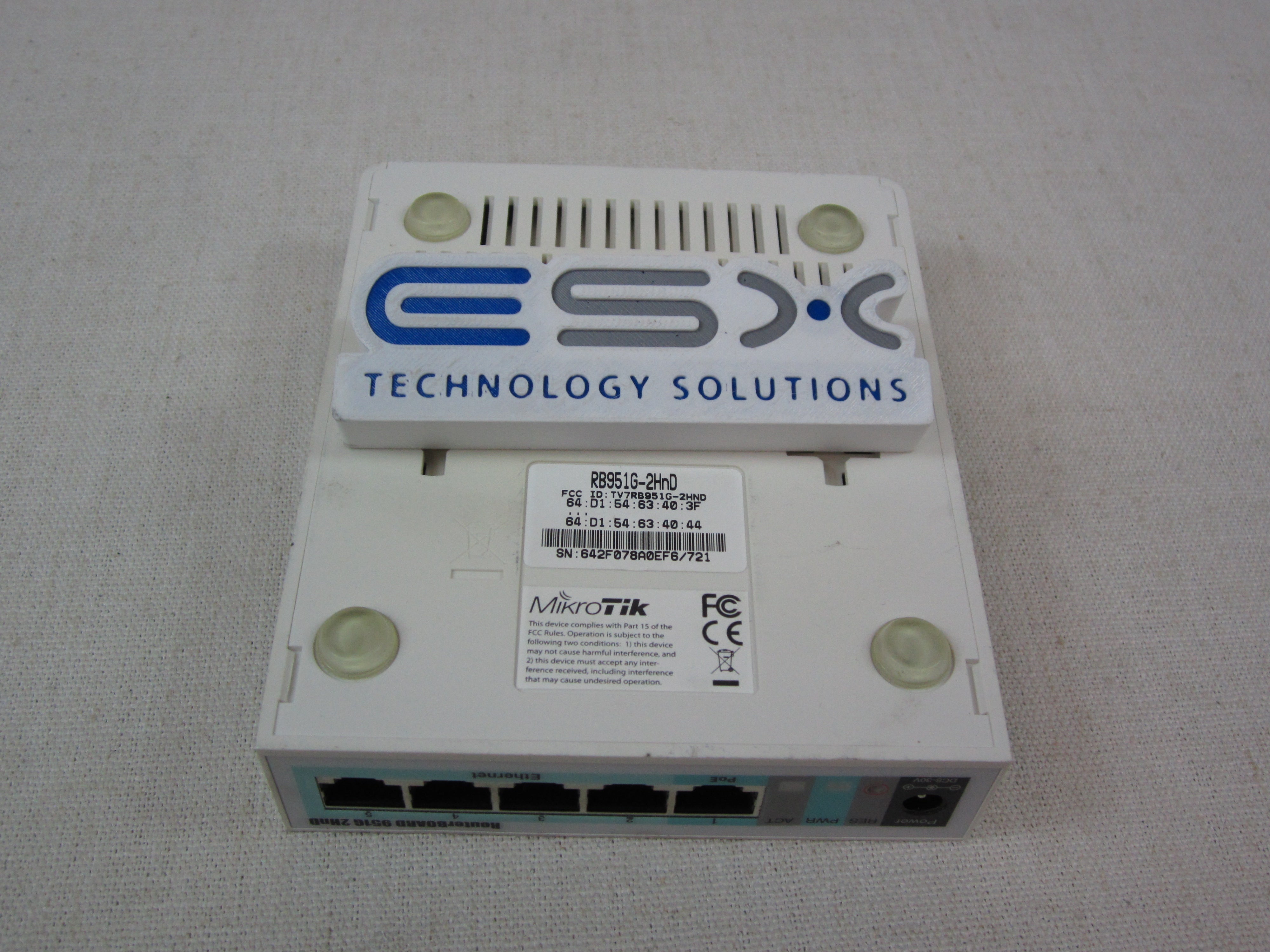Mikrotik RouterBoard RB951G-2HND Wireless AP Router | Includes power adapter