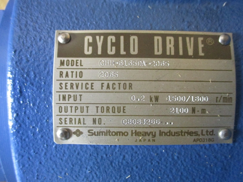 SUMITOMO HEAVY INDUSTRIES CHH-6165DA-2065 NSNP