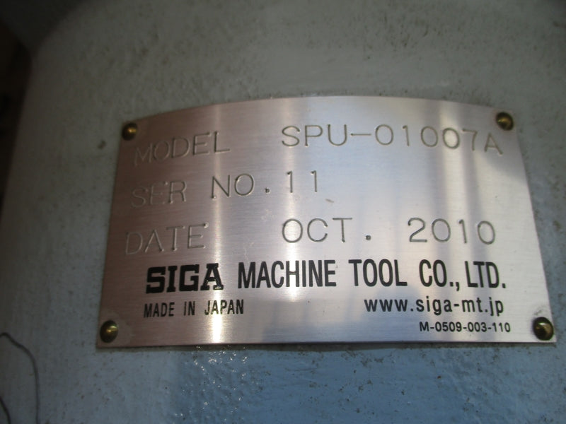 SIGA MACHINE TOOL SPU-01007A NSNP