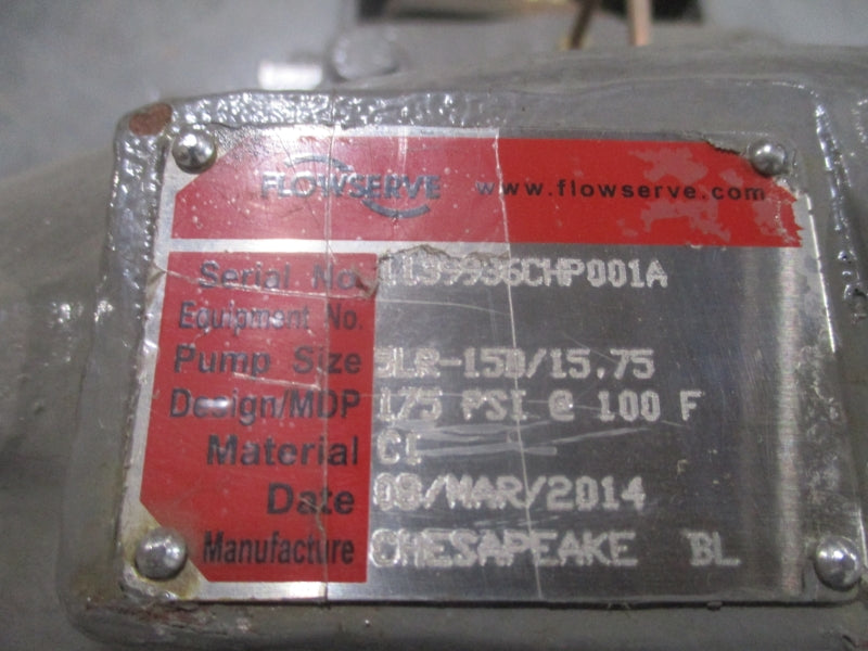FLOWSERVE 5LR-150/15.75 175PSI NSNP