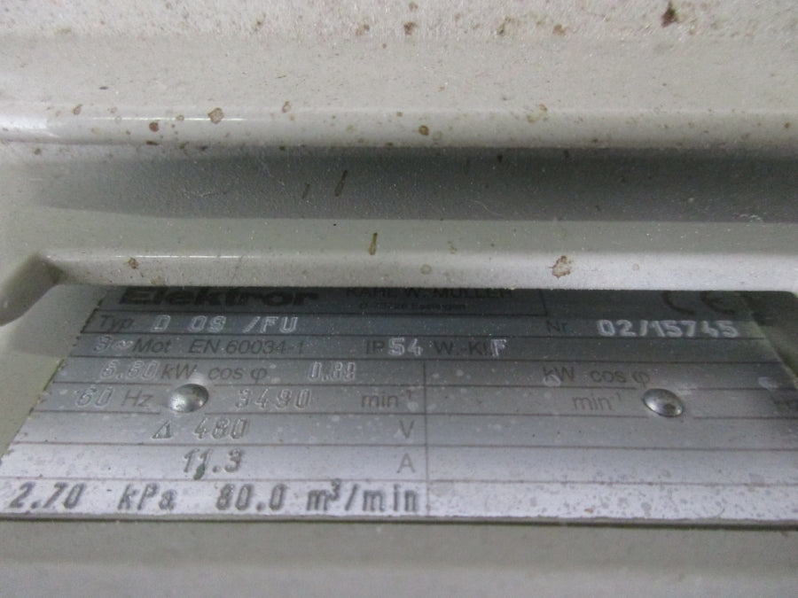 ELEKTROR D0S/FU 02/15745 460V 11.3A UNMP