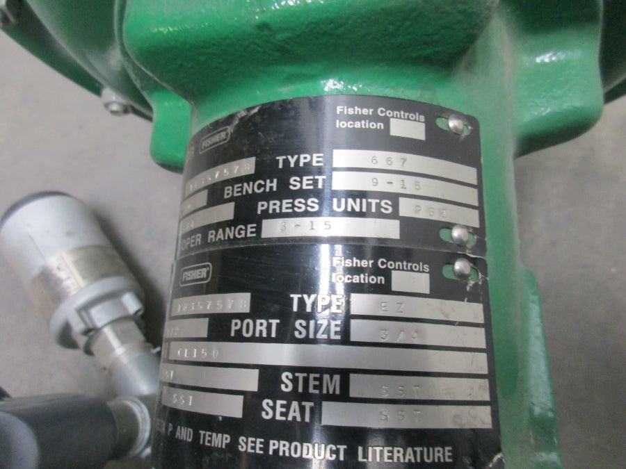 FISHER FV-30300 667 EZ 9-15PSI NSNP
