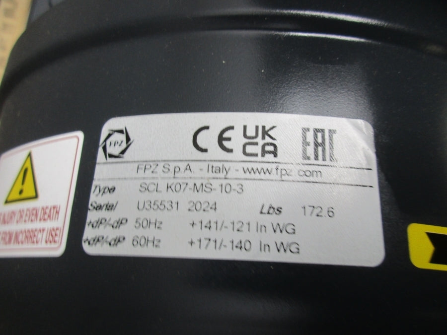 FPZ SCLK07-MS-10-3 208-230/460V NSMP