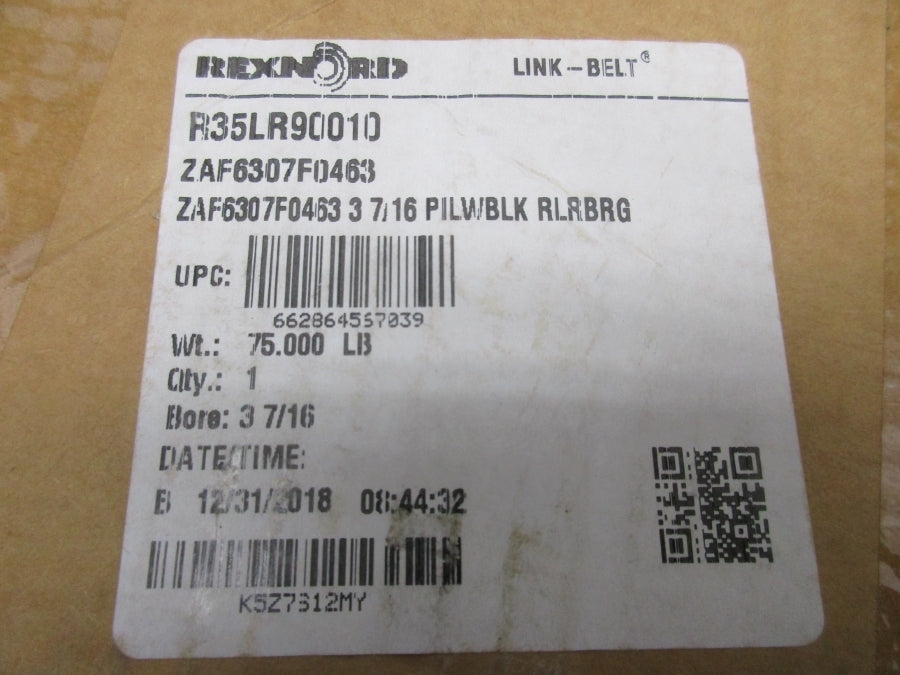 REXNORD ZAF6307F0463 3 7/16" NSMP