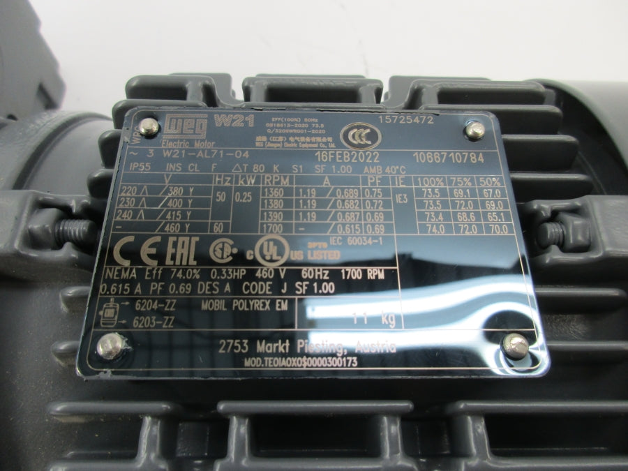 WATT DRIVE ASA46A3C71-04E-TH-TF 460V 0.615A NSNP